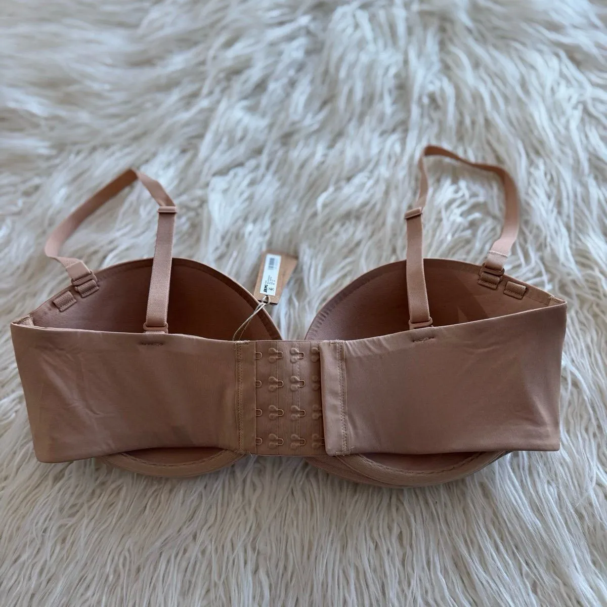 Skims Ultimate Push Up Strapless Bra Clay Size 36D - Image 5