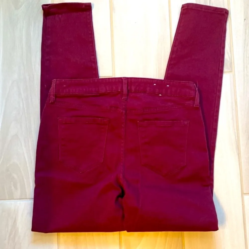 Old Navy|| Wine colored jeans Rockstar mid-rise - Image 3