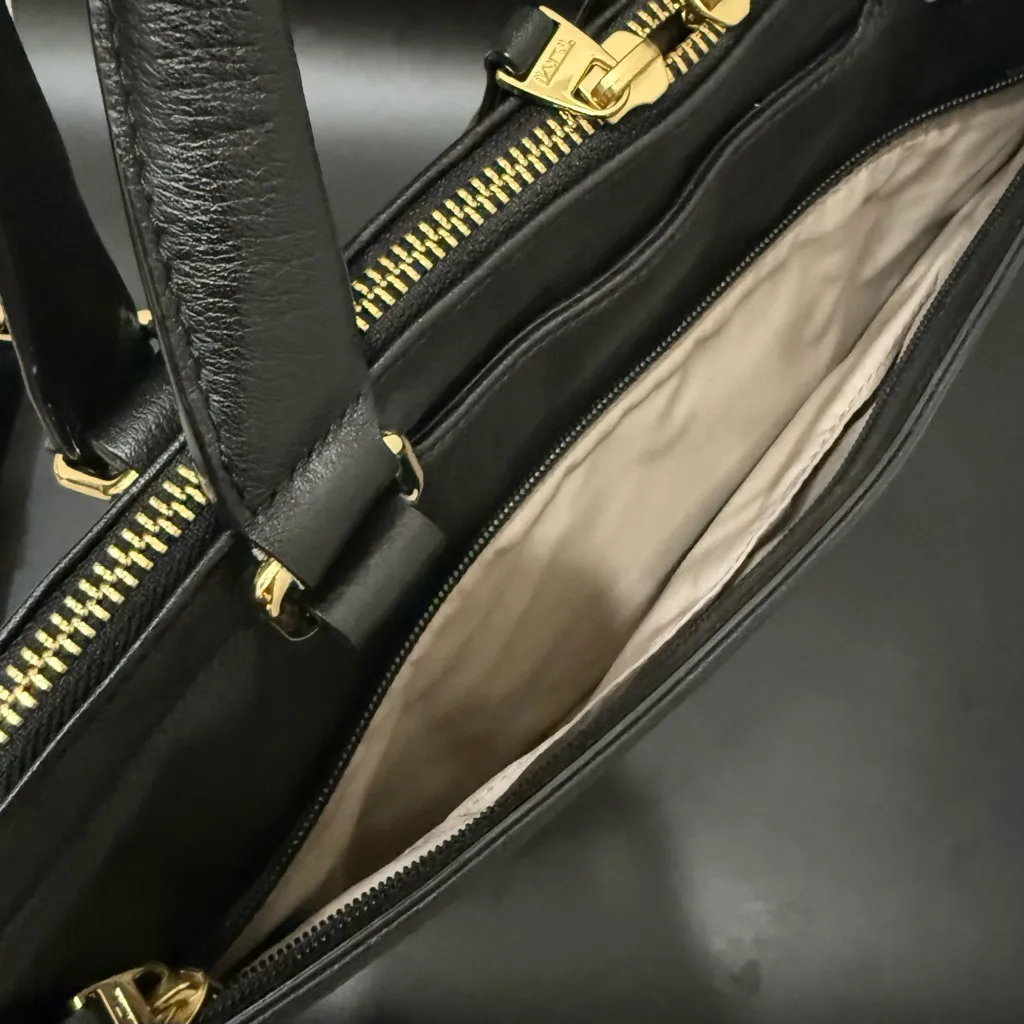 TUMI Voyageur WESTPORT Black Leather Slim Briefcase Rare Sold Out Online! - Image 5