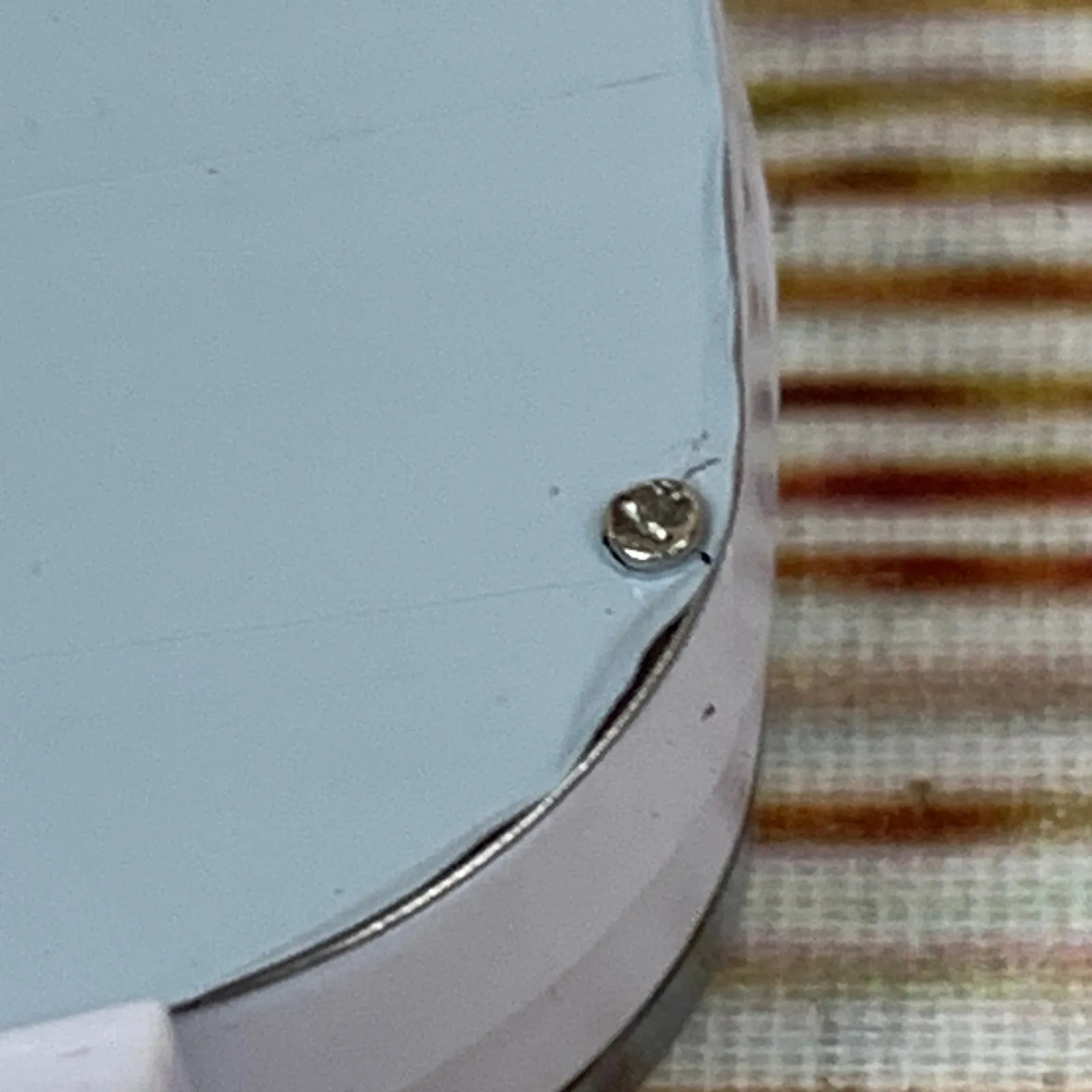 Novelty YFN Watch Purple White‎ Orange Black Statement Square Design UNTESTED - Image 7