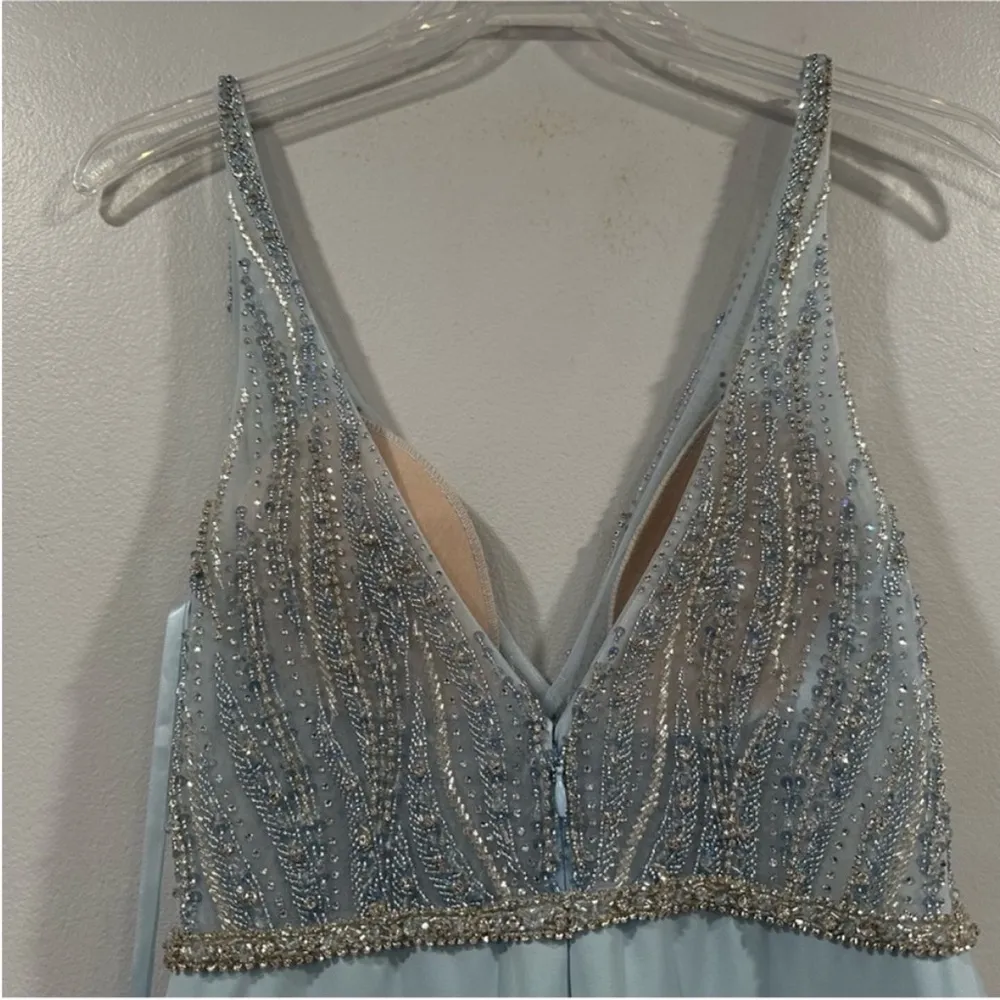 MAC DUGGAL 11203 Beaded Peplum Bodice Gown 2 - Image 7