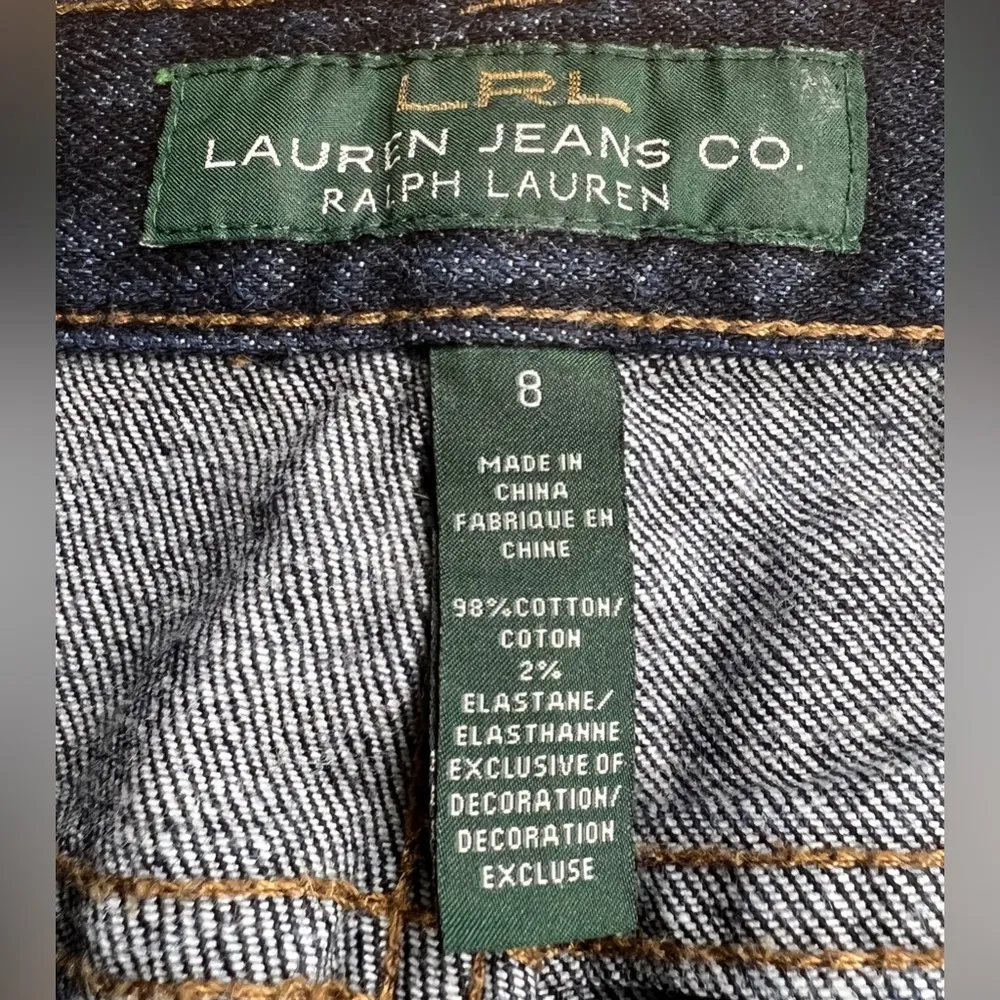 LRL Ralph Lauren Jeans CO. Women's Classic Bootcut Mid Rise Blue Jeans|Size:8 - Image 14