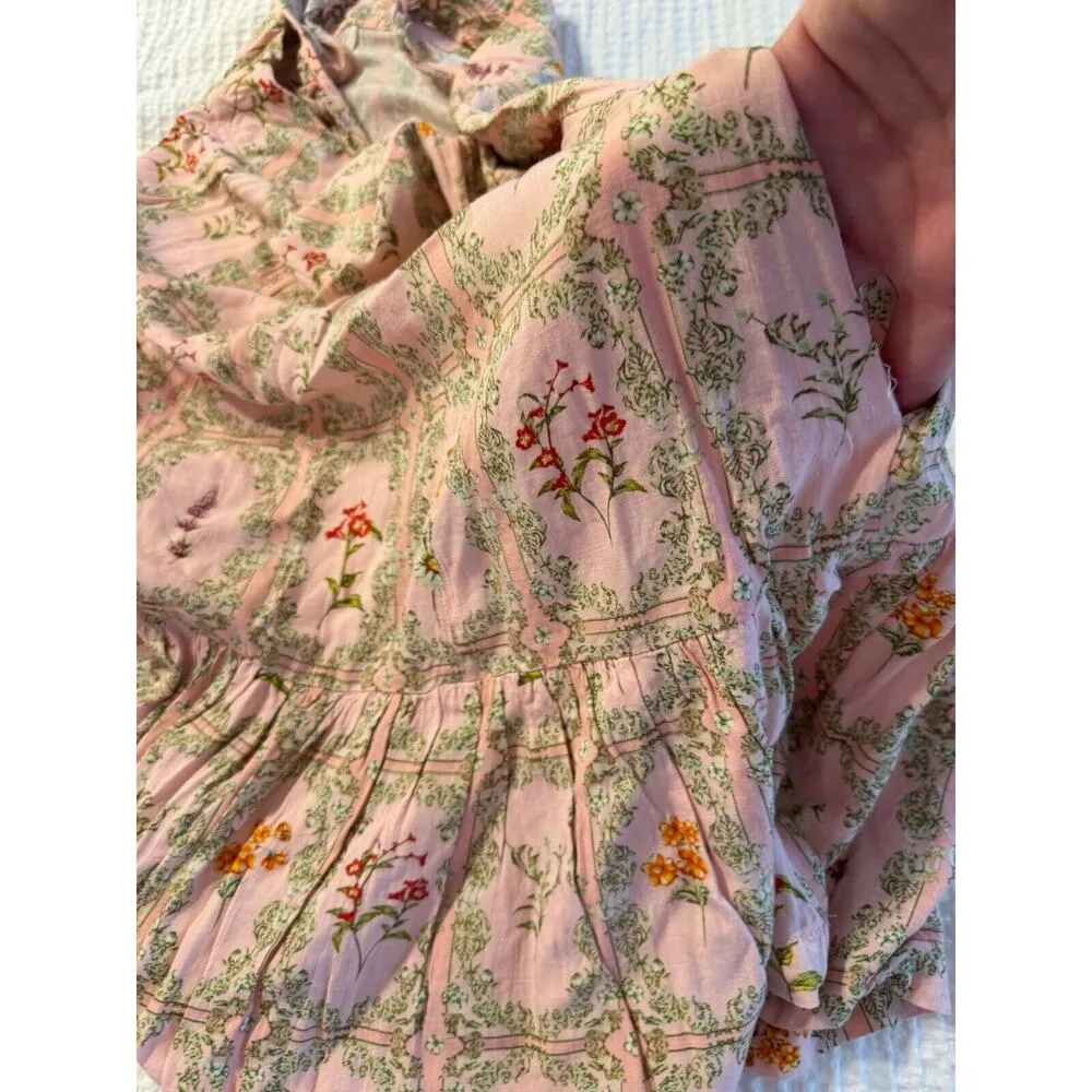 Aguabendita x Target Dress Floral Tank Top Pink Size L - Image 7