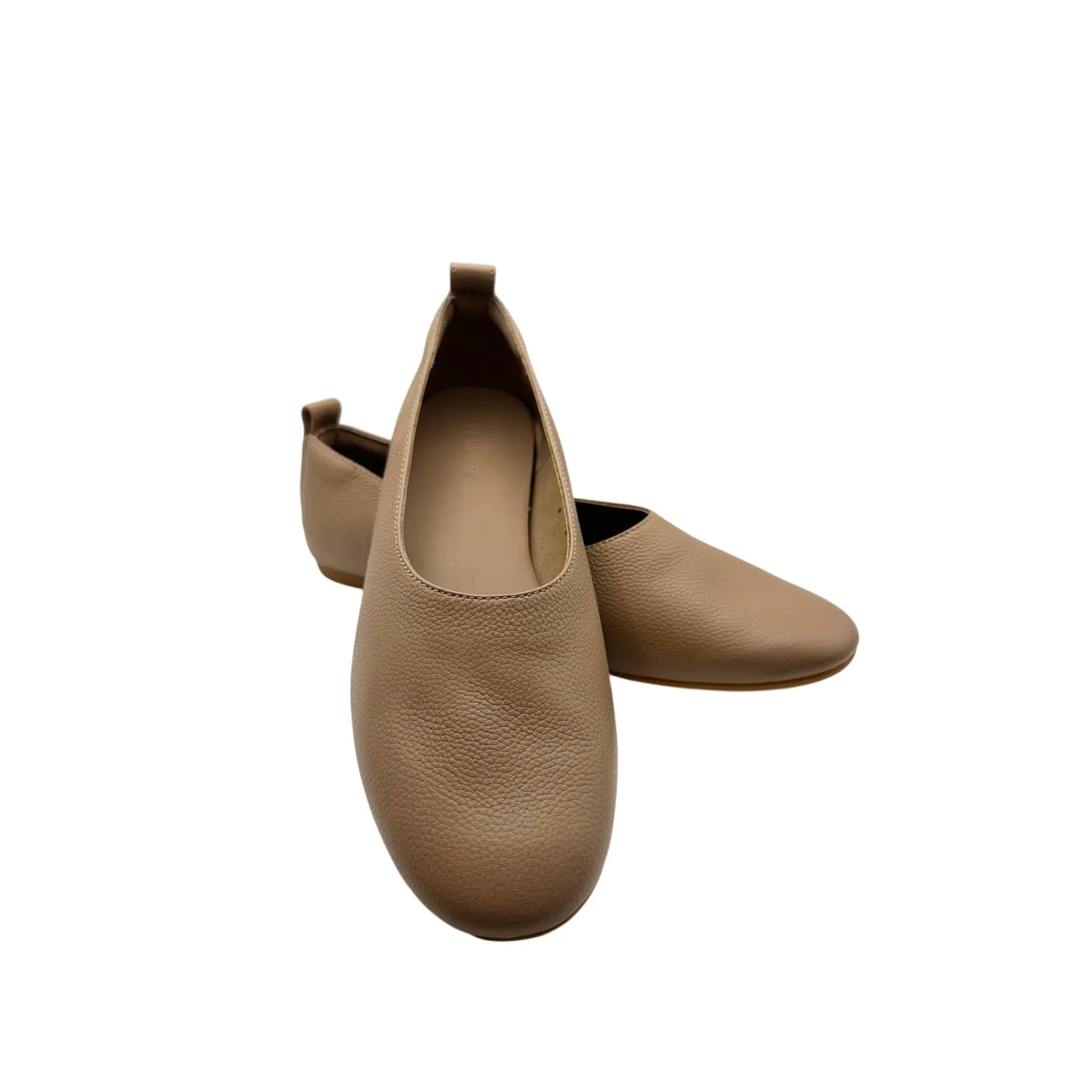 Everlane Tan Nude Leather Day Glove Ballet Flat Shoes Size 9 Women - Image 9