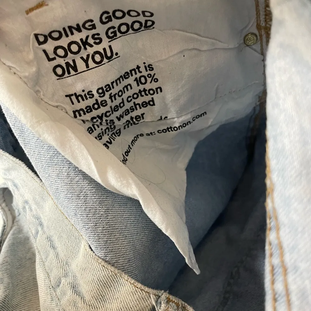 COTTON:ON light blue DAD jeans size 12 - Image 3
