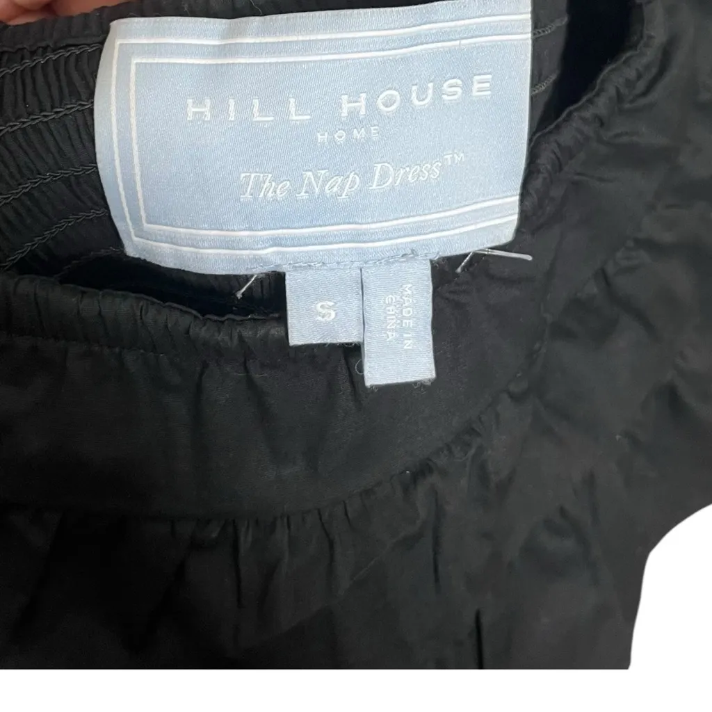 Hill House Home Akilah Black Nap Dress Off Shoulder Midi Women’s Size Small - Image 9