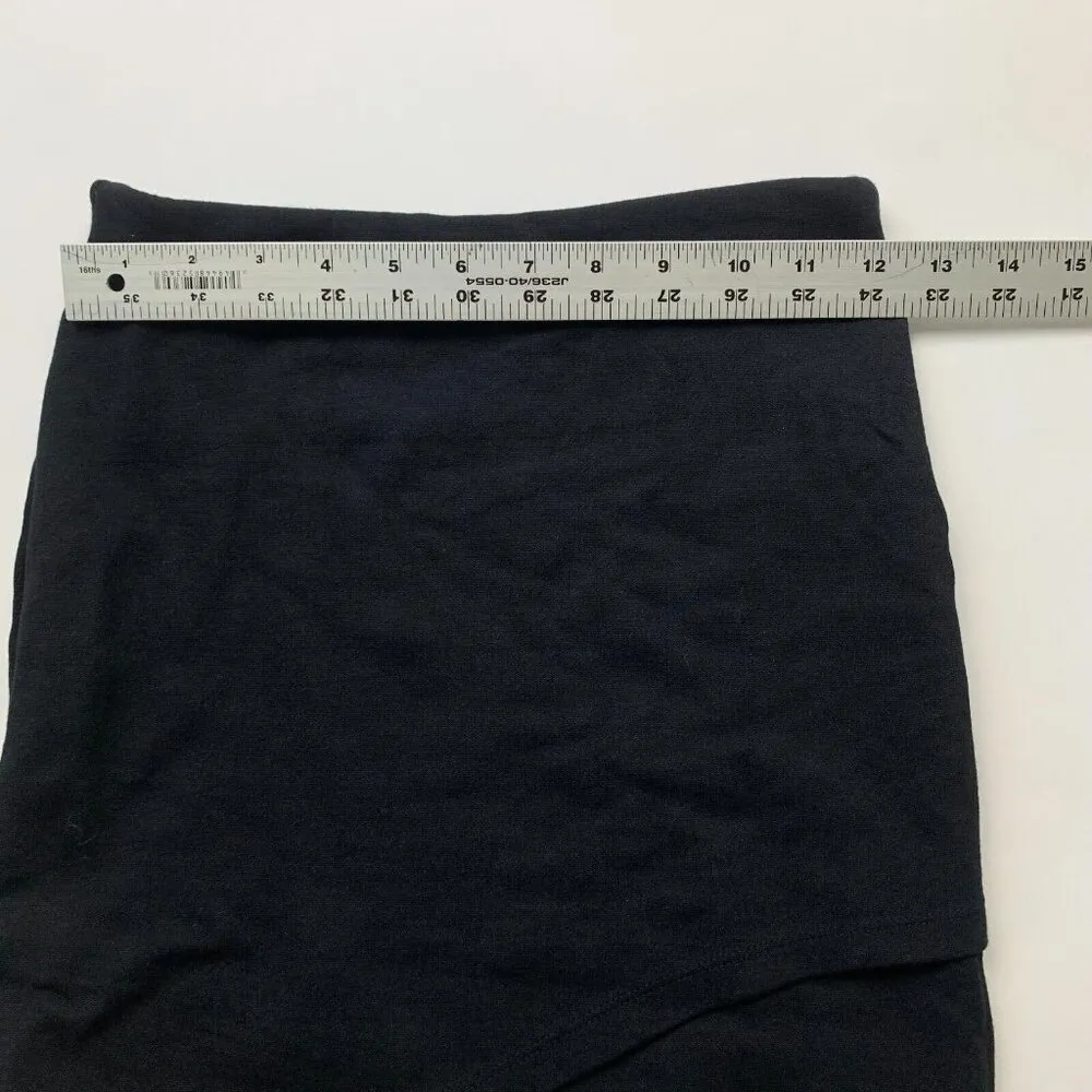 Talula Womens Skirt Black Size XS Straight And Pencil Flat Front Pull On - Image 4