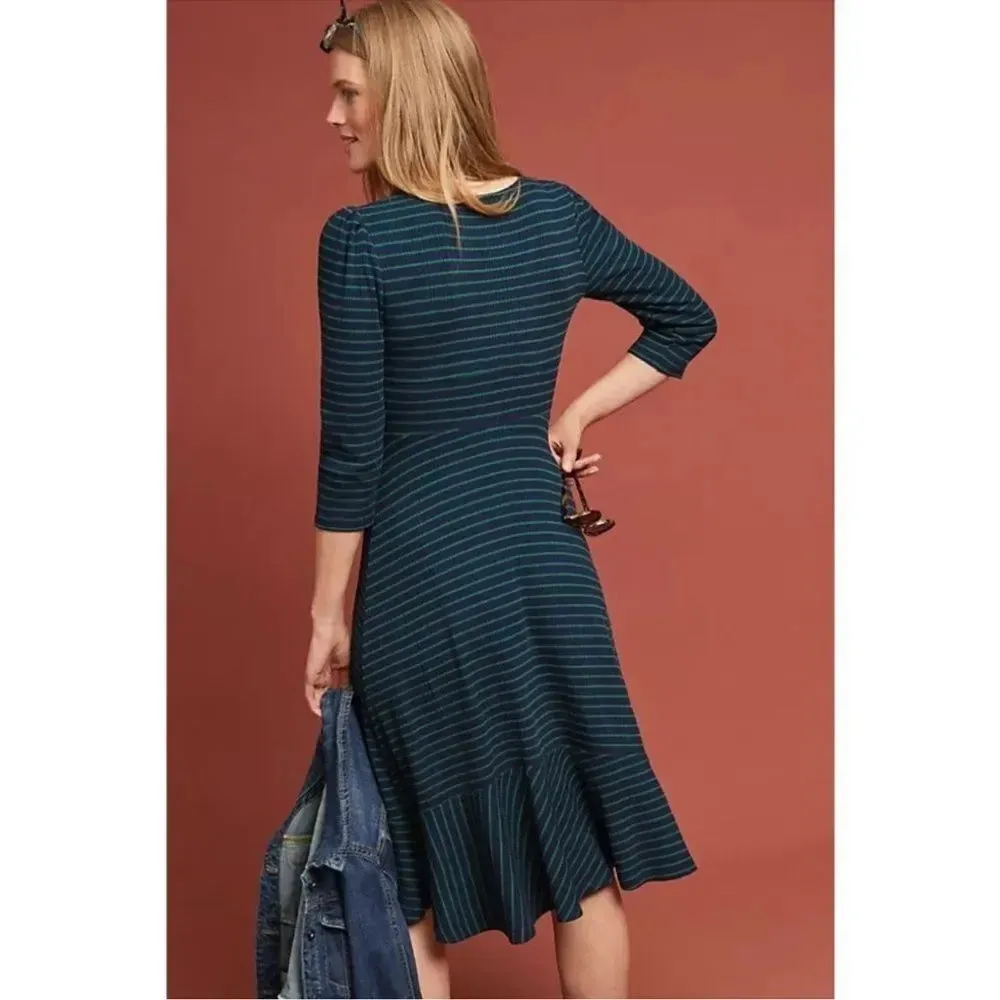 ANTHROPOLOGIE MAEVE FLORES STRIPED DRESS by MAEVE SMALL - Image 13