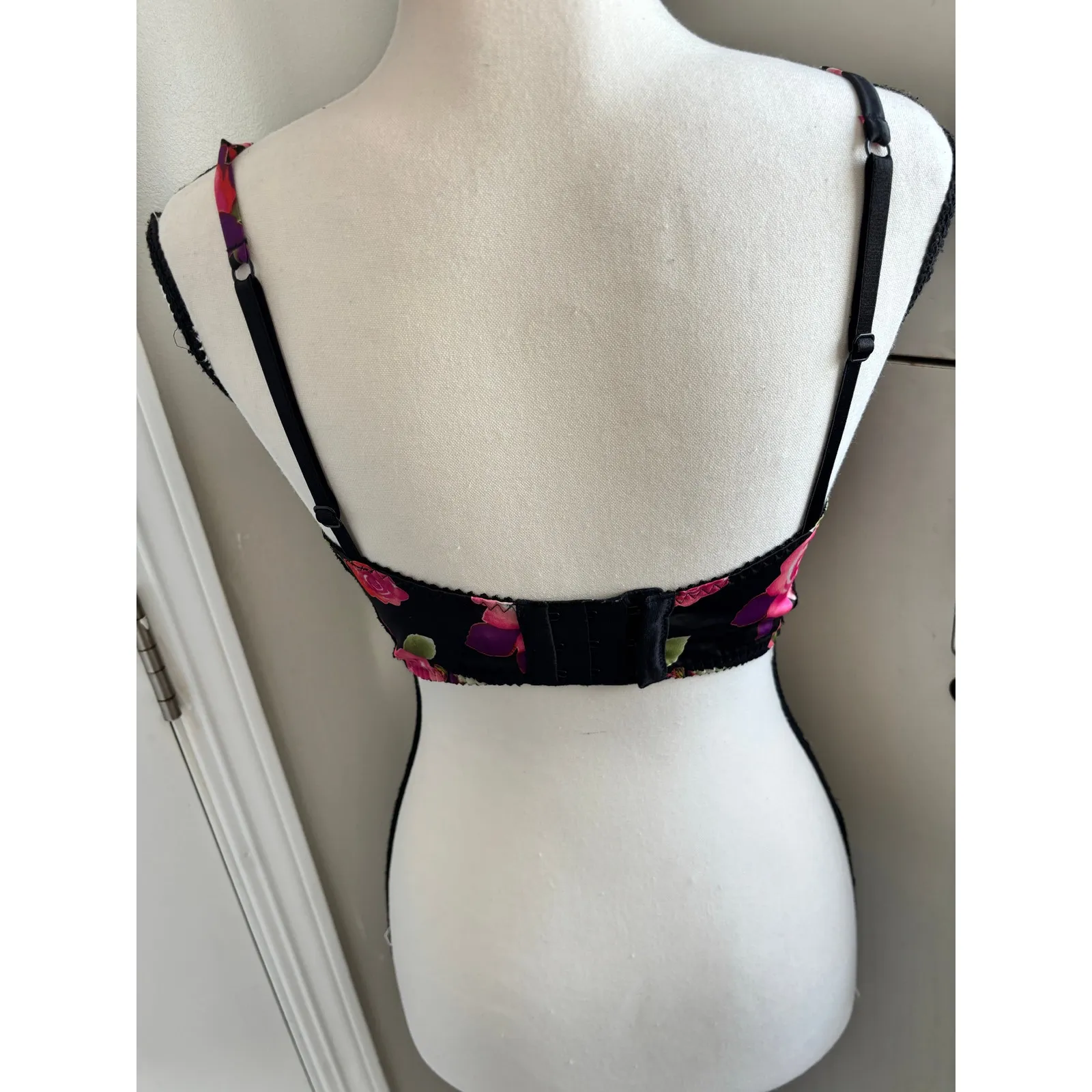 Victoria Secret rose leopard bustier bra size 34c - Image 4
