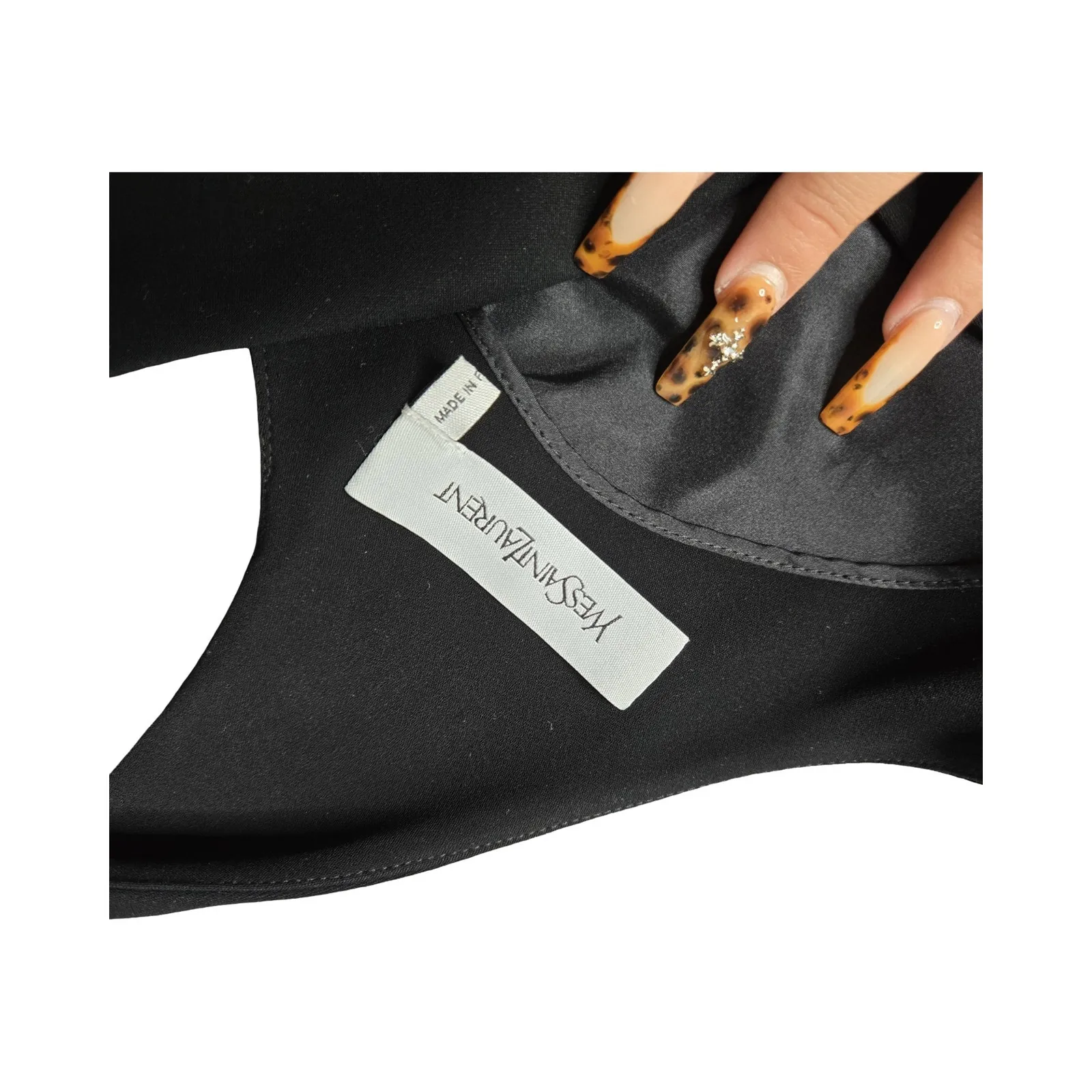 Yves Saint Laurent Vintage Black Hi - Image 4