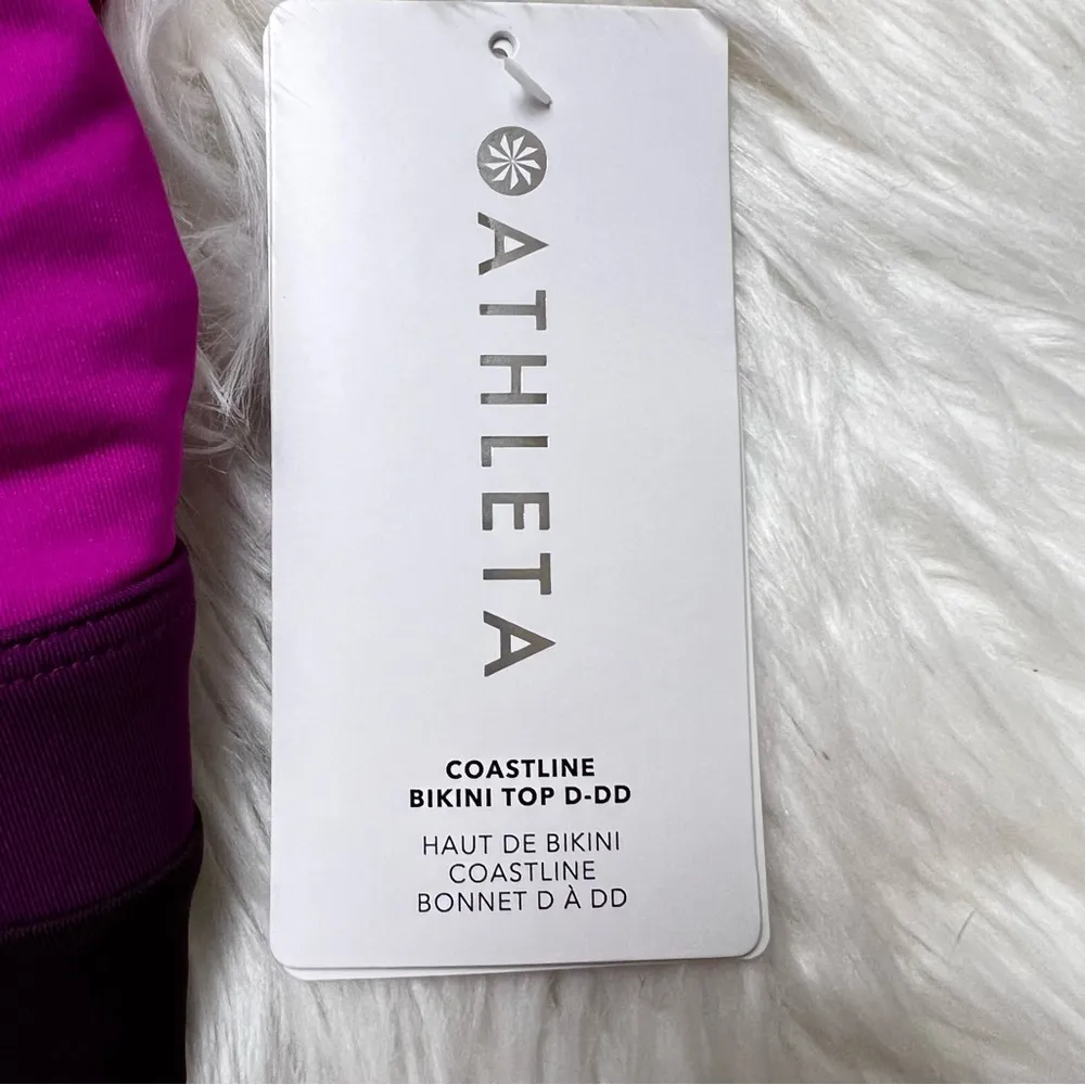 Athleta Coastline Bikini Top D-DD. Size Medium. New With Tags. - Image 7