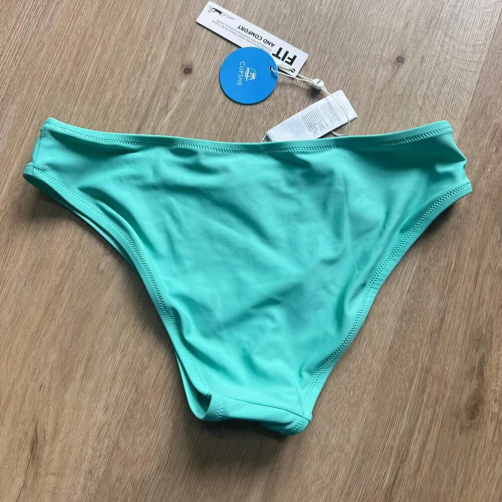 CUPSHE teal two piece bikini set size small -NWT - Image 3