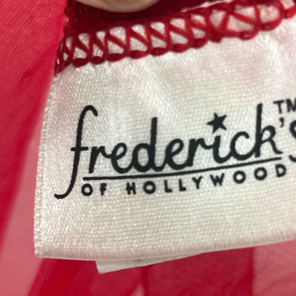 Vintage Frederick’s of Hollywood Elegant Red Feathered Babydoll Lingerie Size undefined - Image 5