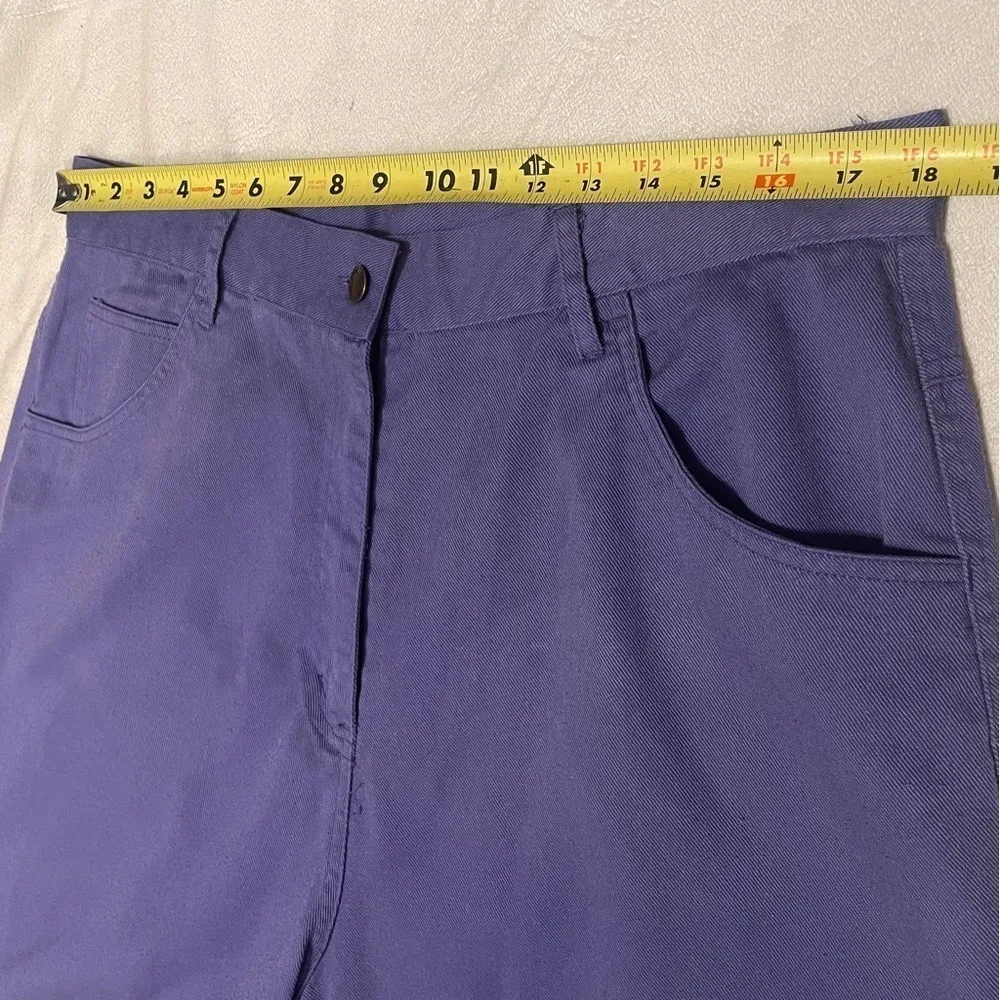 Purple 90s vintage jorts denim shorts, Carolina Bay size 18W 32 - Image 9