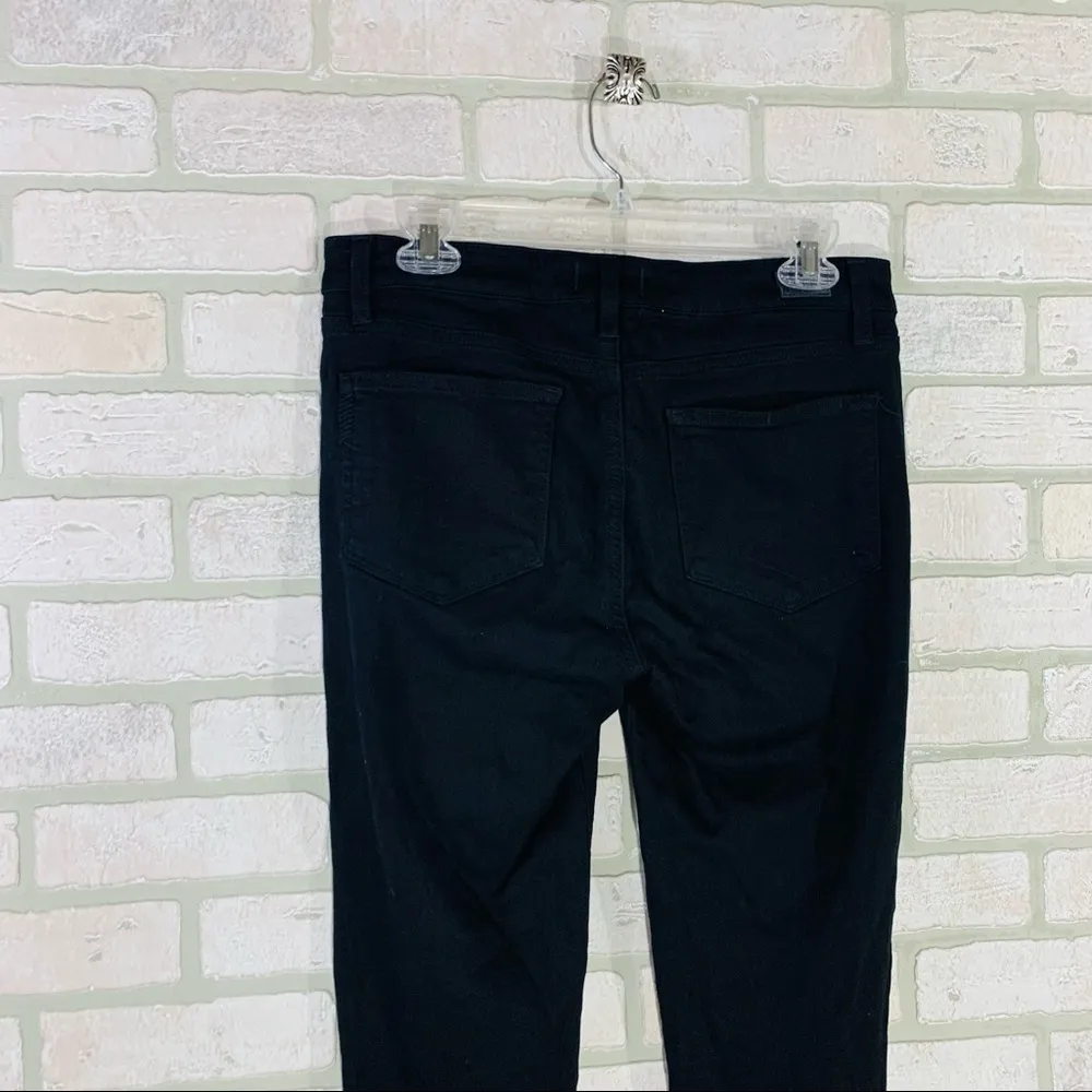 Paige Transcend Verdugo Ultra Skinny Jeans in Black Overdye Size 27 - Image 8