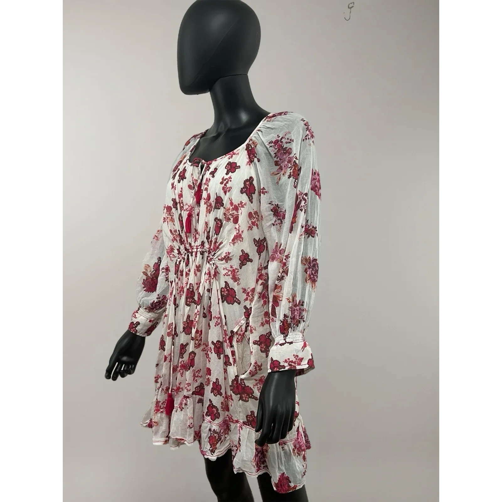 Free People Camella Mini Dress Size Small 100%cotton‎ A/3 - Image 5