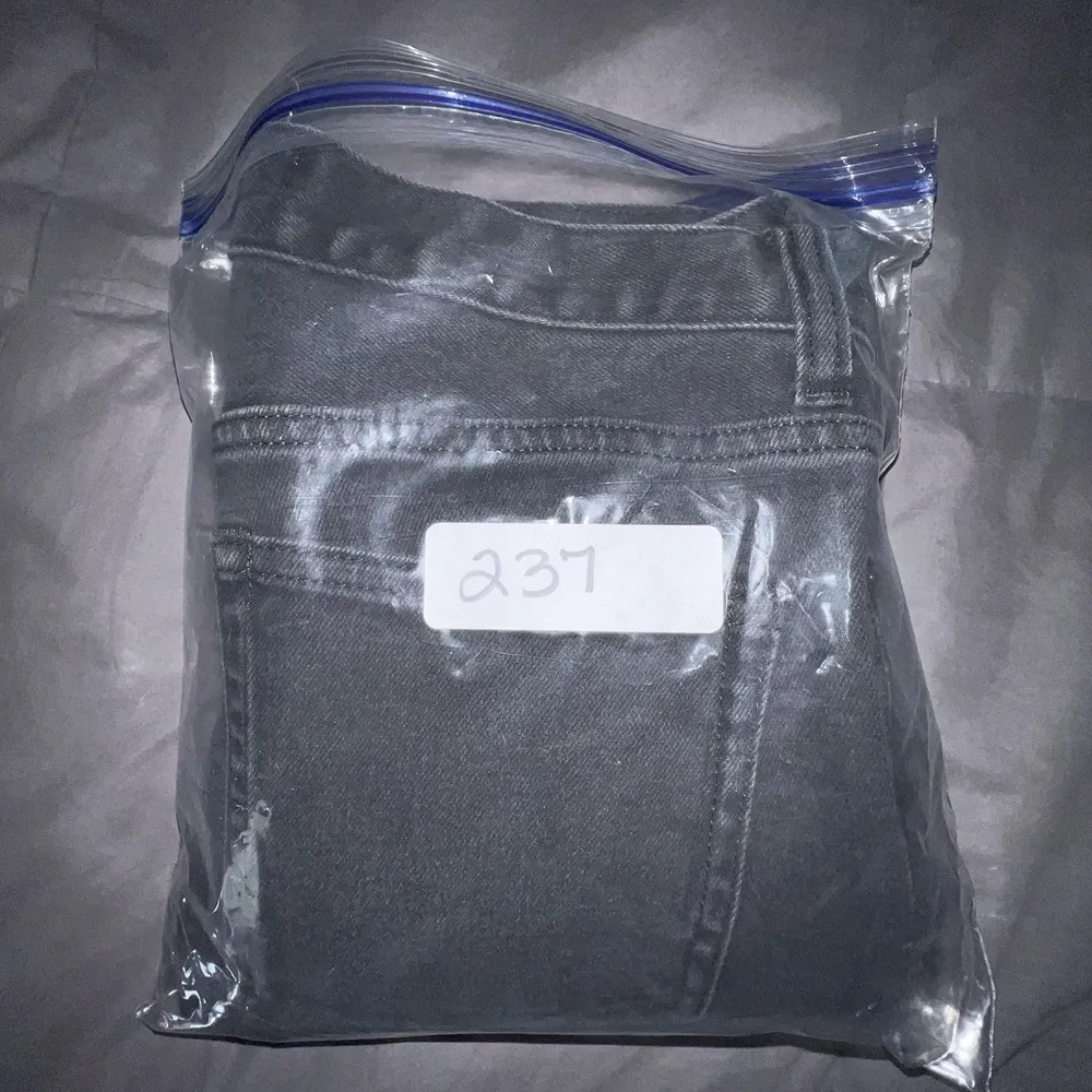 Everlane Women Black Denim Straight Leg High Waist Jeans Size‎ 25 Cotton Casual - Image 10