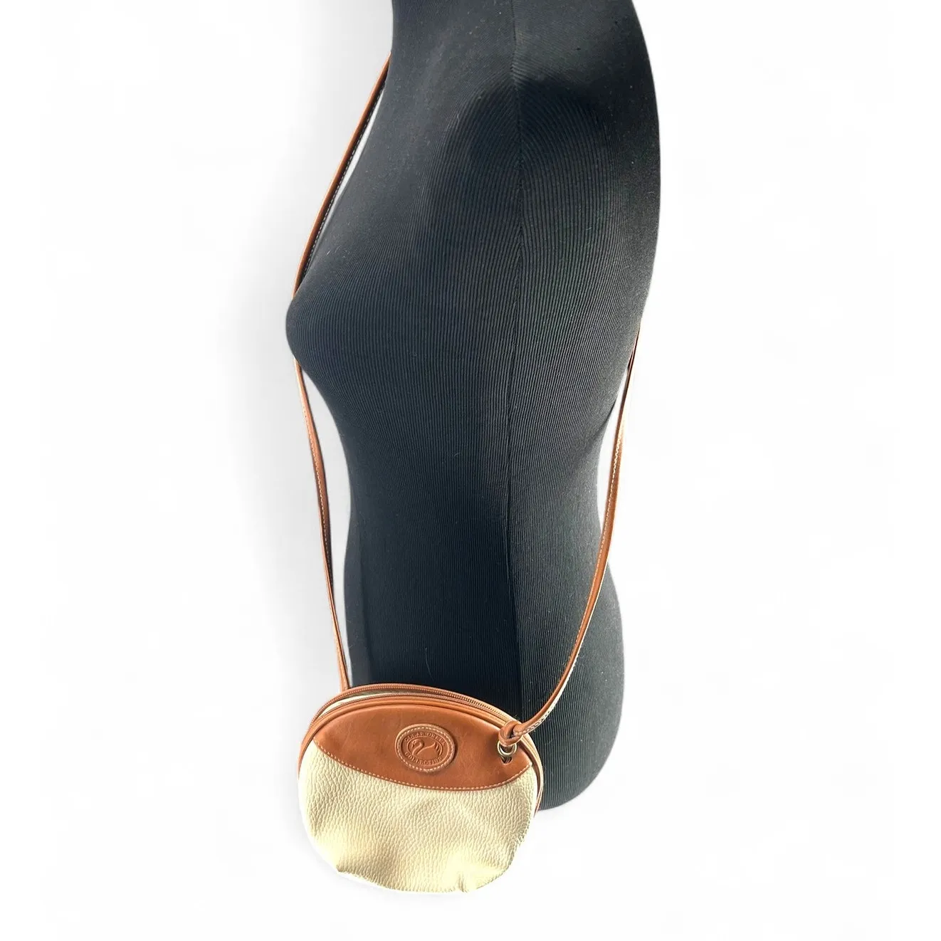 VINTAGE 80's Dooney & Bourke Crossbody Small Leather bag  duck logo &Accessories - Image 2