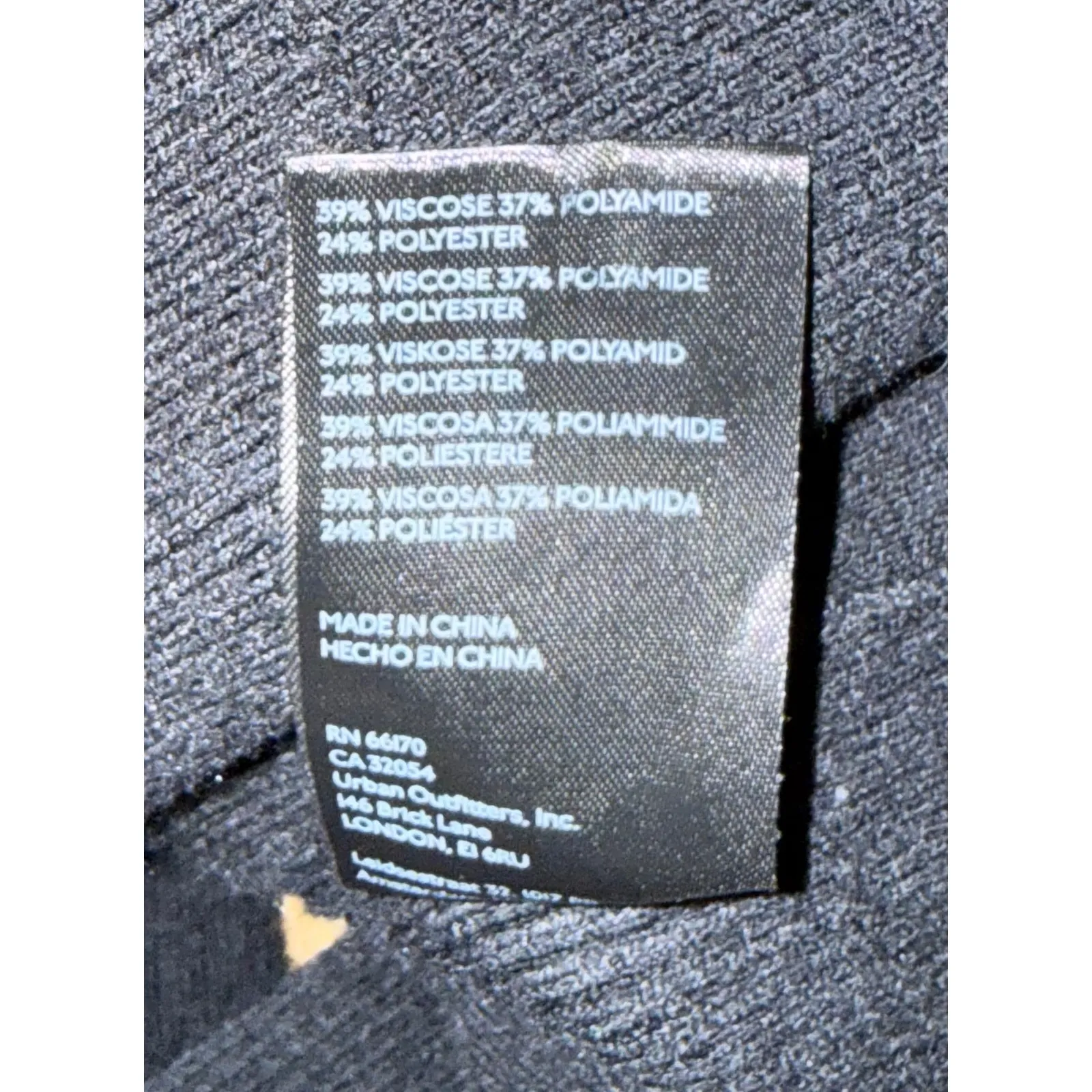 Free People Black Single Button Ribbed Sweater Blazer S - Image 6