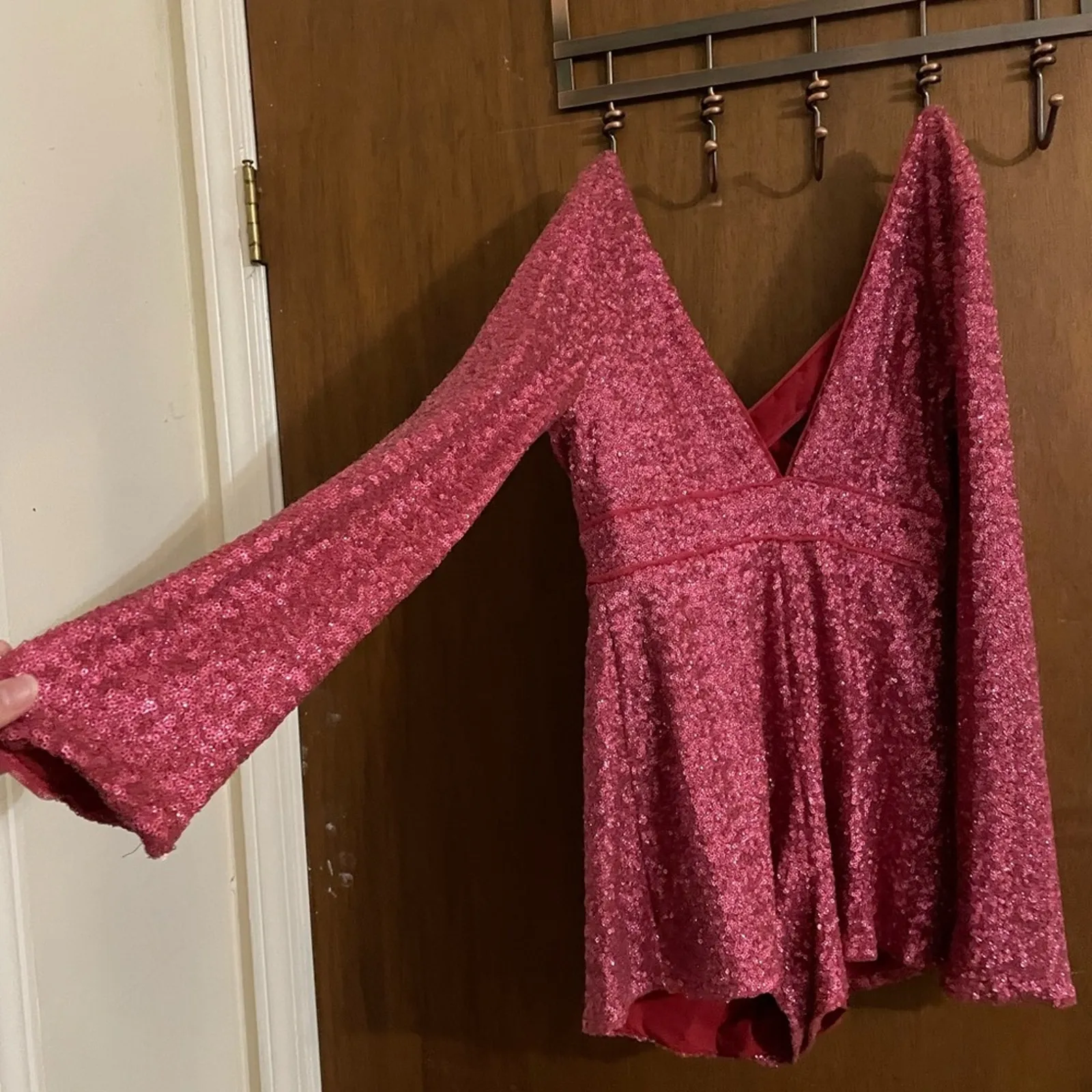 NBD x Naven Stella sequin romper - Image 2