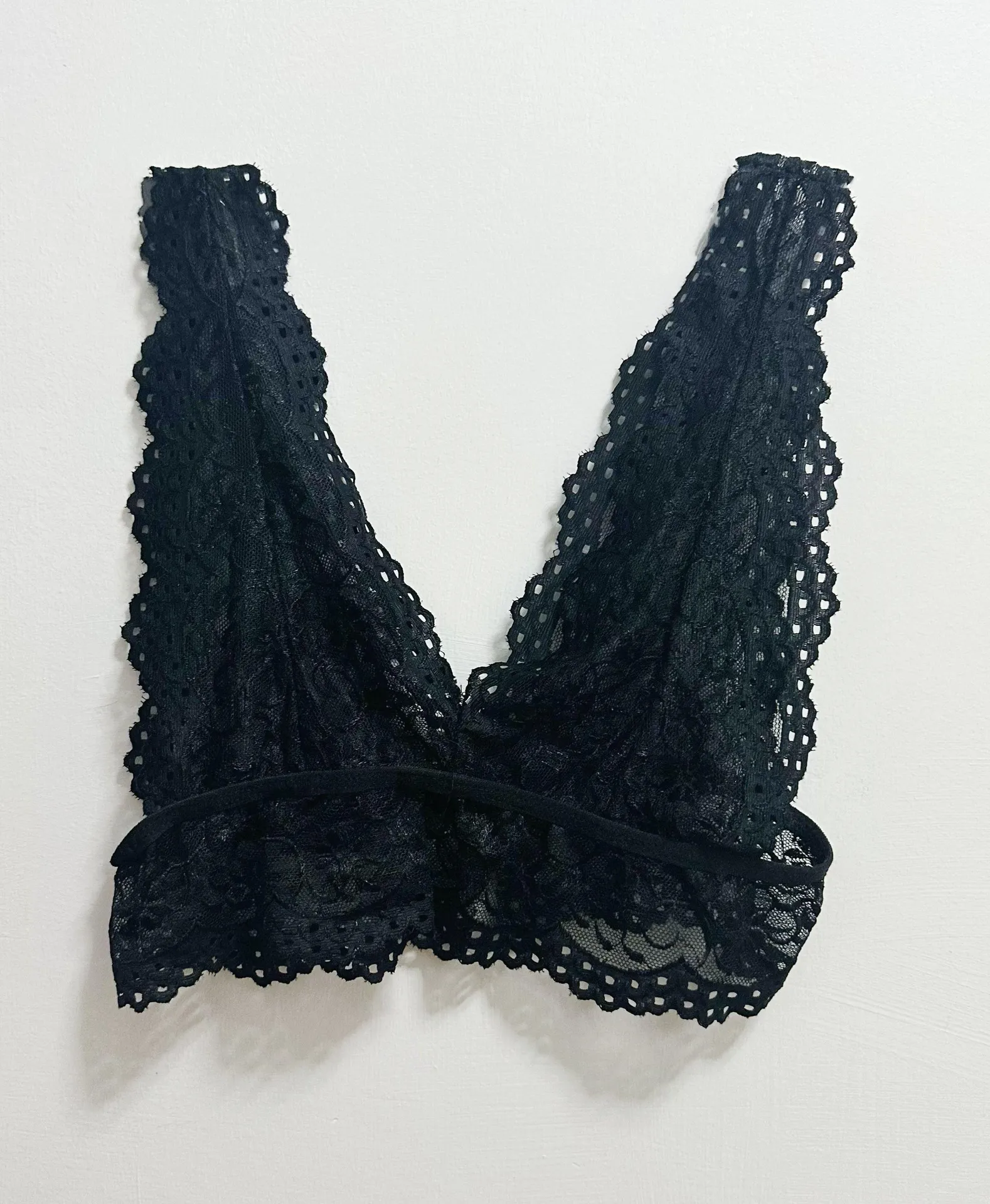 Lace bralette top black lingerie bra - Image 2