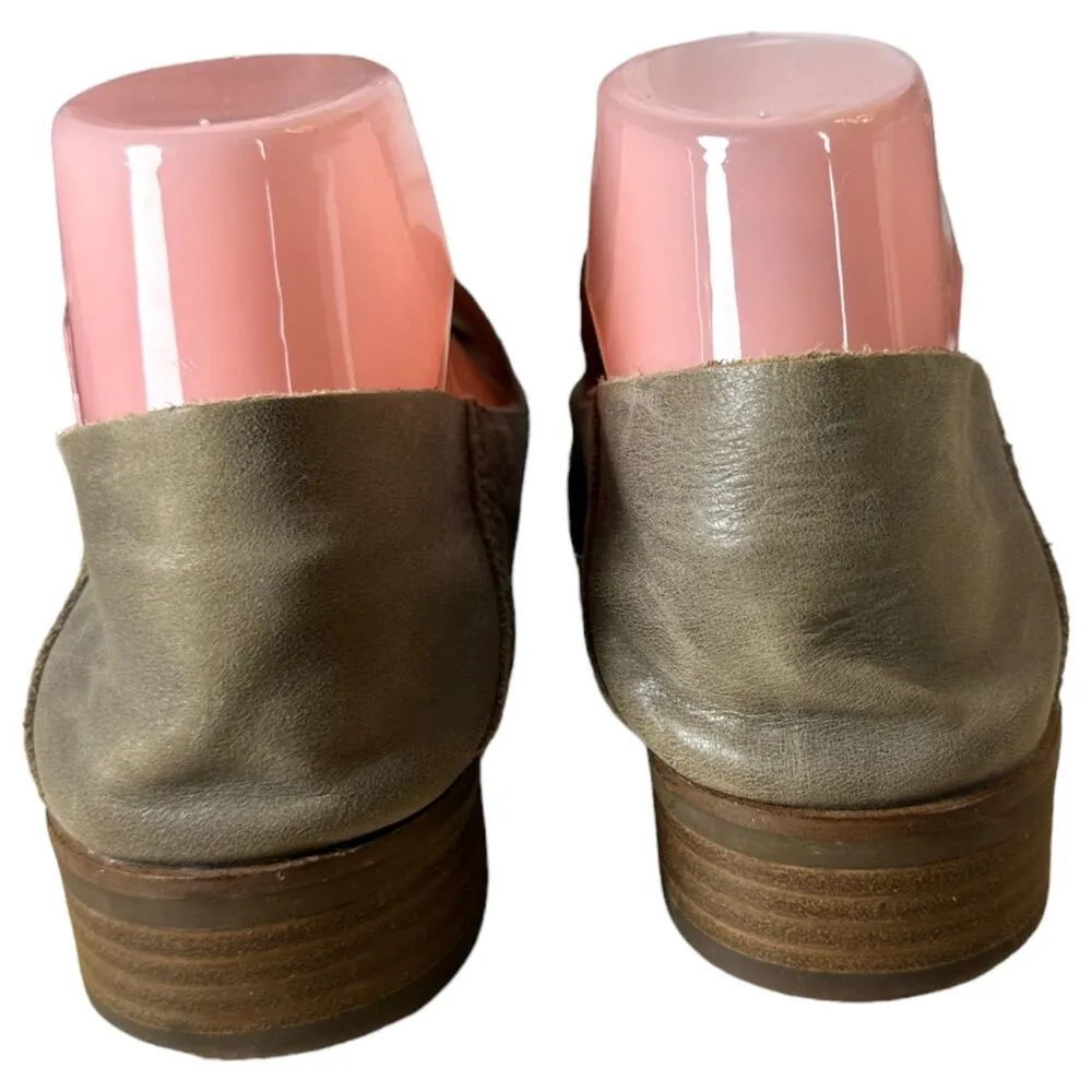 Lucky Brand Cahill Taupe Leather Loafer Slip On Shoes Women's Size 8.5 - Image 8