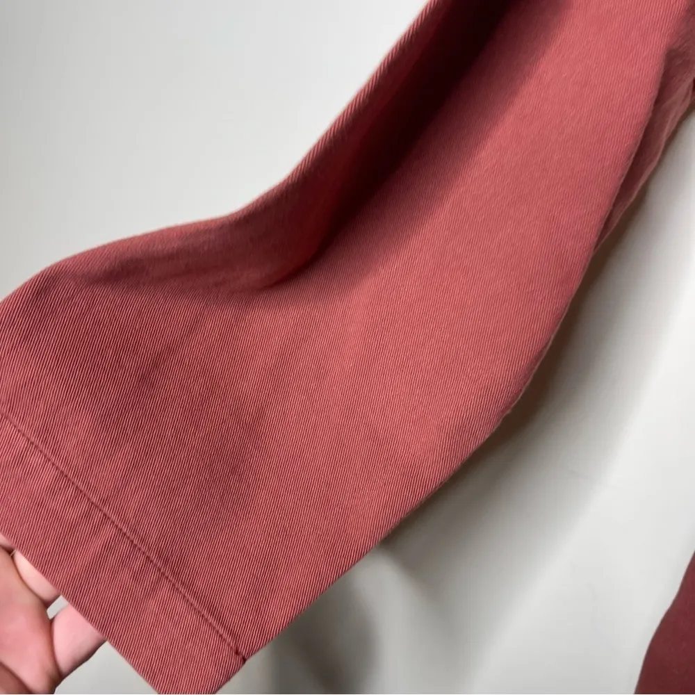 Ilana Kohn Long Sleeve Chichi Utility Coverall Jumpsuit in soft rust red sz XS - Image 5