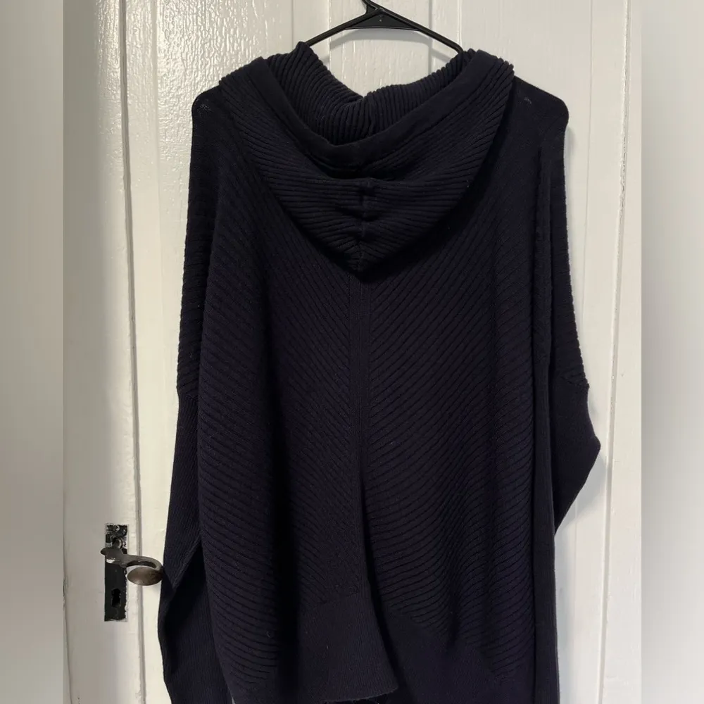 Stitchdrop Camille oversized Pullover French Navy Hooded Sweater size medium - Image 2