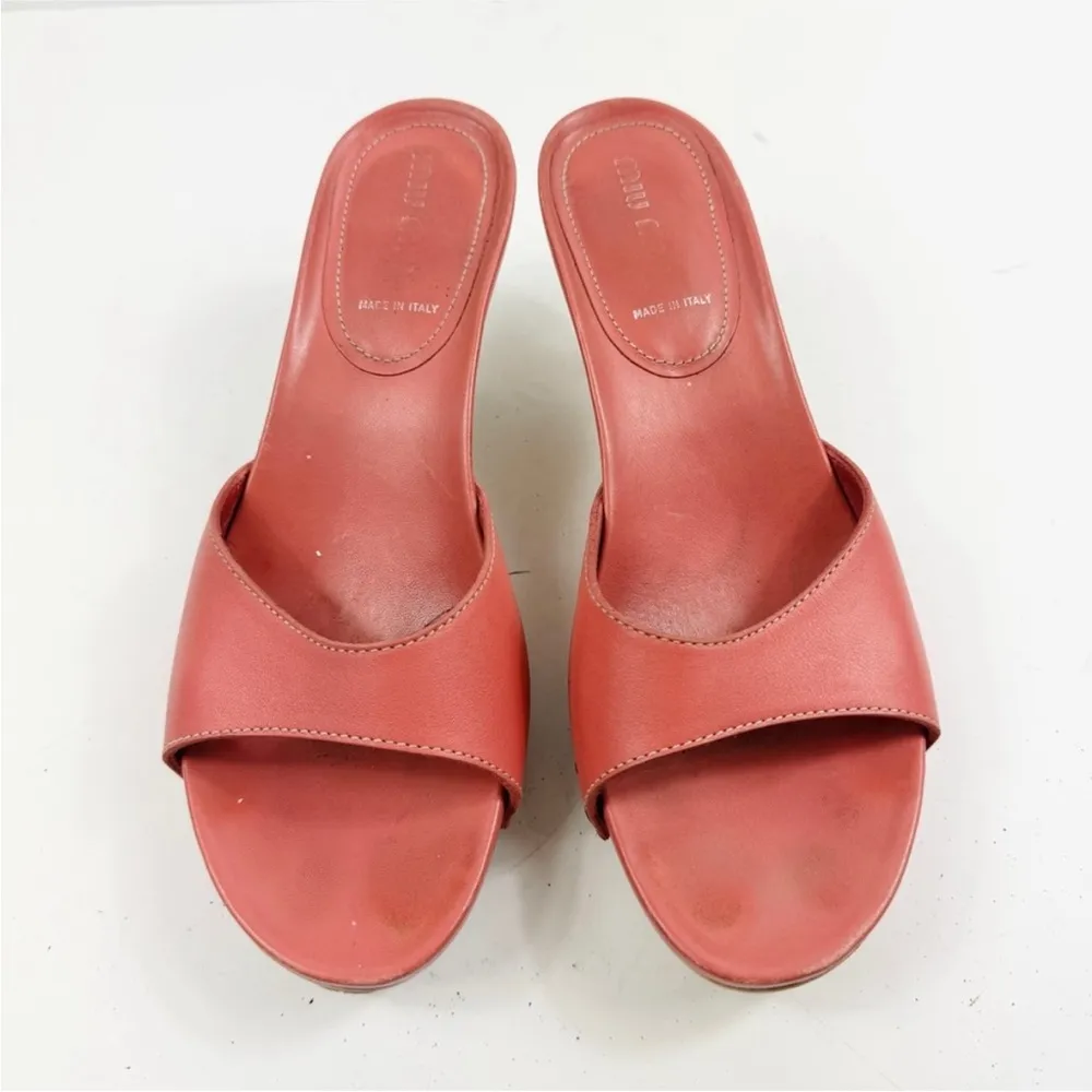 Miu Miu pink kitten studded heels Y2K - Image 11