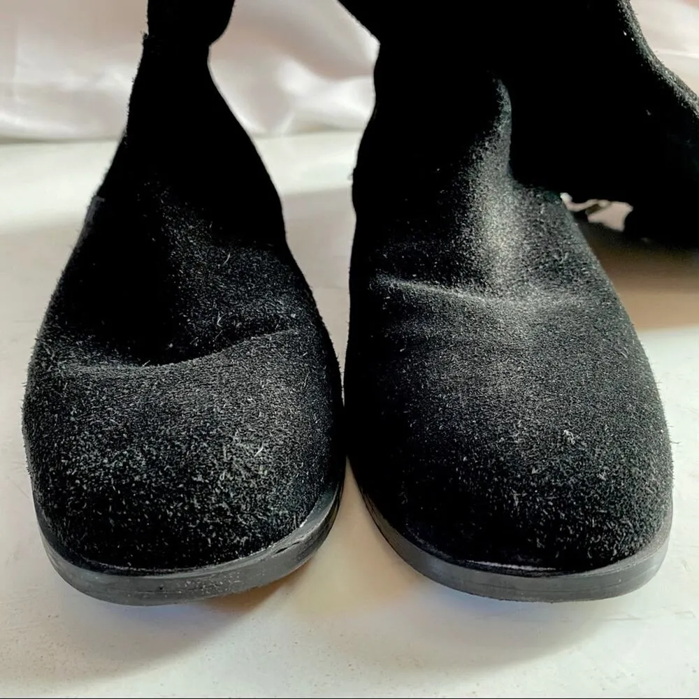 Corso Como Black Suede Over-The-Knee Boots 6.5 - Image 3