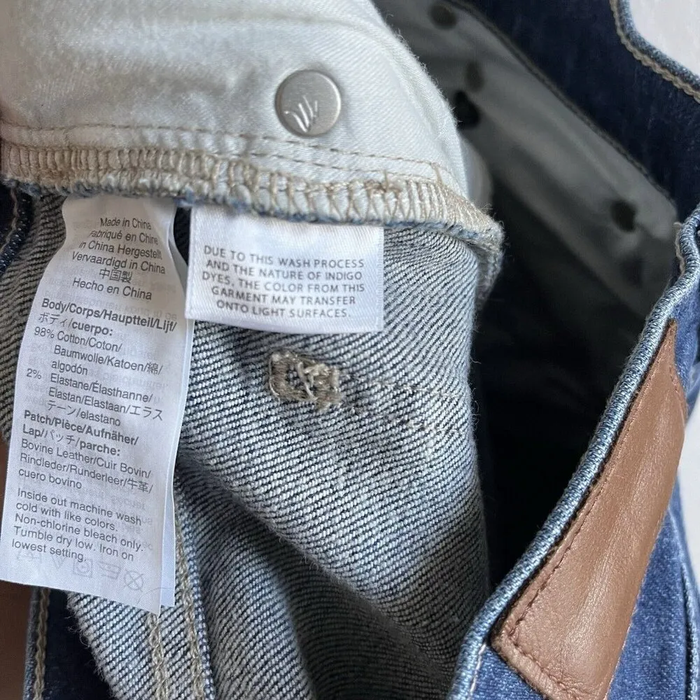 Madewell Slim Demi-Boot Jeans Women's Size 27 Medium Wash High-Rise Style #MB917 - Image 12