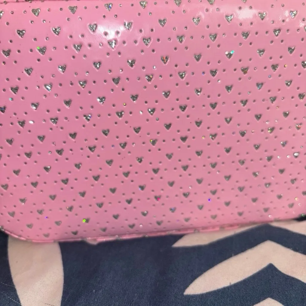 Bebe Pink Heart Pattern Women's Bag - Image 6