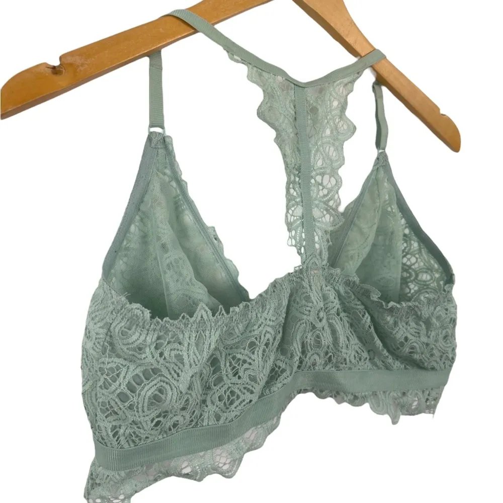 ThirdLove Boho Lace Unpadded Bralette Bra Front Closure Racerback Women's XLarge - Image 9