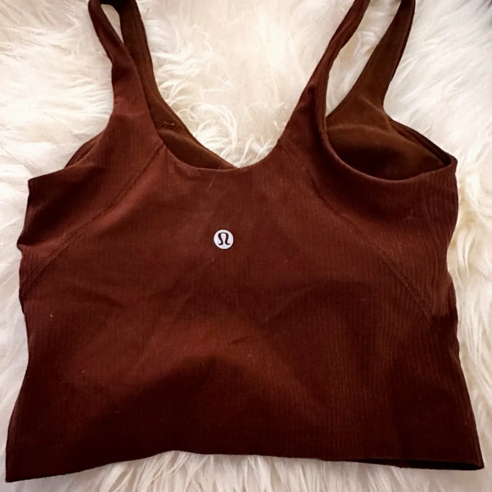 Lululemon Align Tank Roasted Brown Ribbed Sz 2 - Image 5