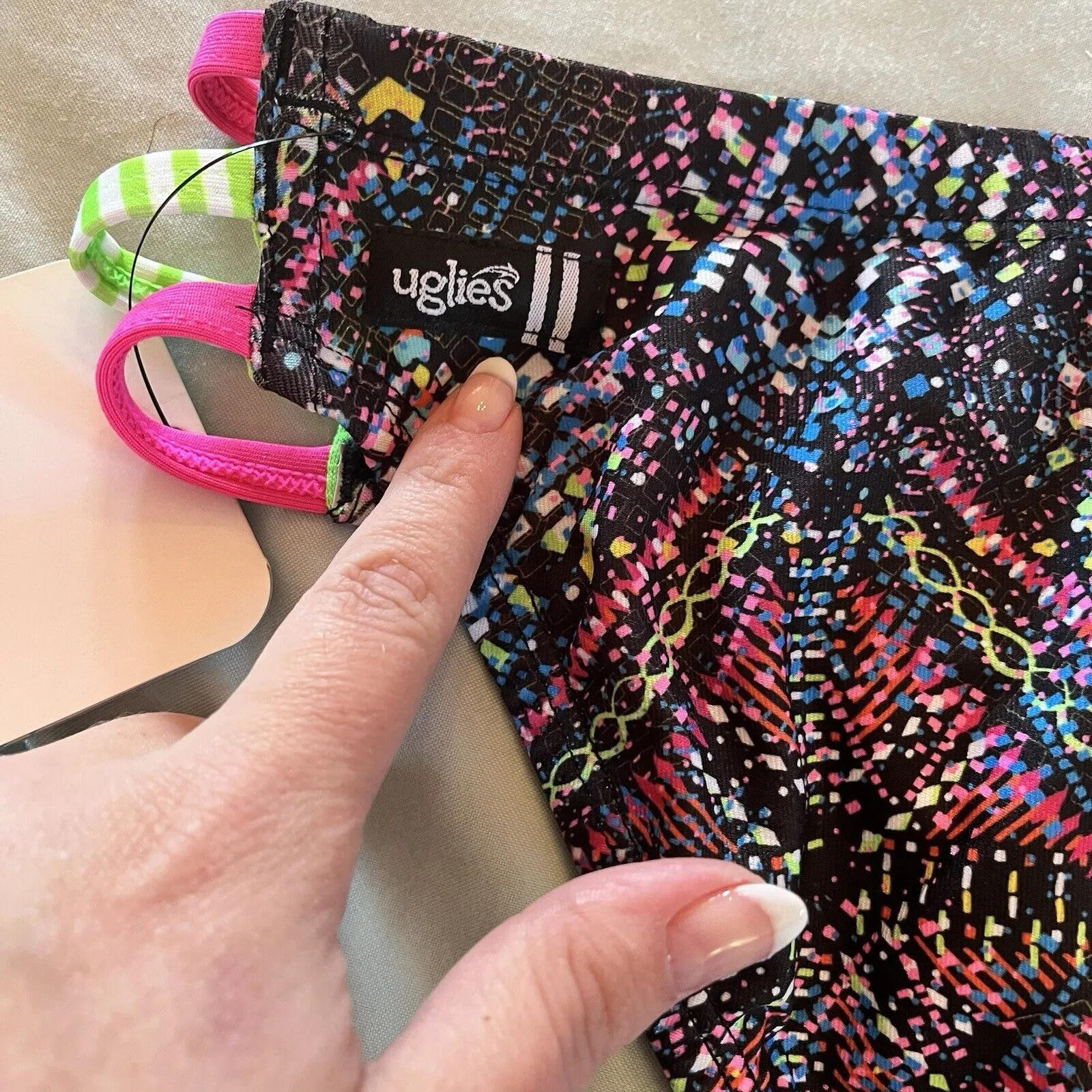 Dolfin Uglies Multicolor Bikini Bottom Swimsuits Women Size M summer beach New Size M - Image 7