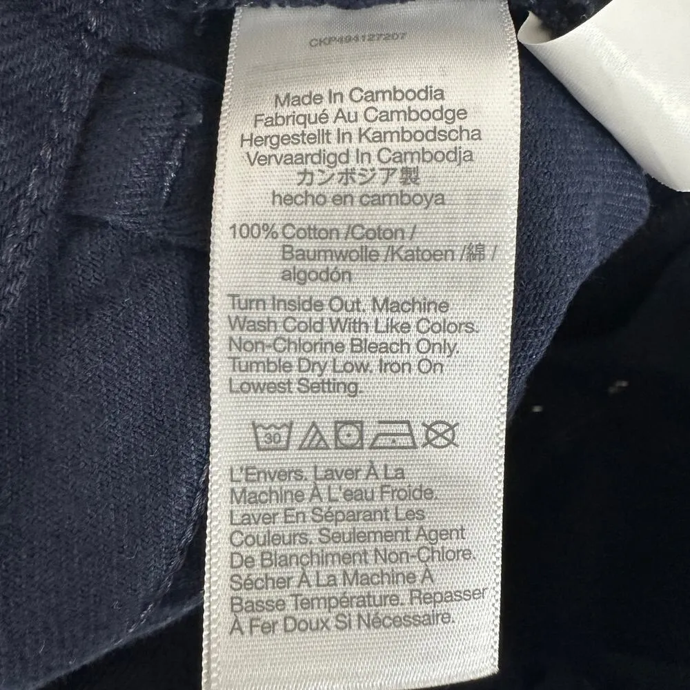 Madewell The Petite Darted Barrel Leg Jean Garment Dyed Juniper Berry US 28P NWT - Image 13