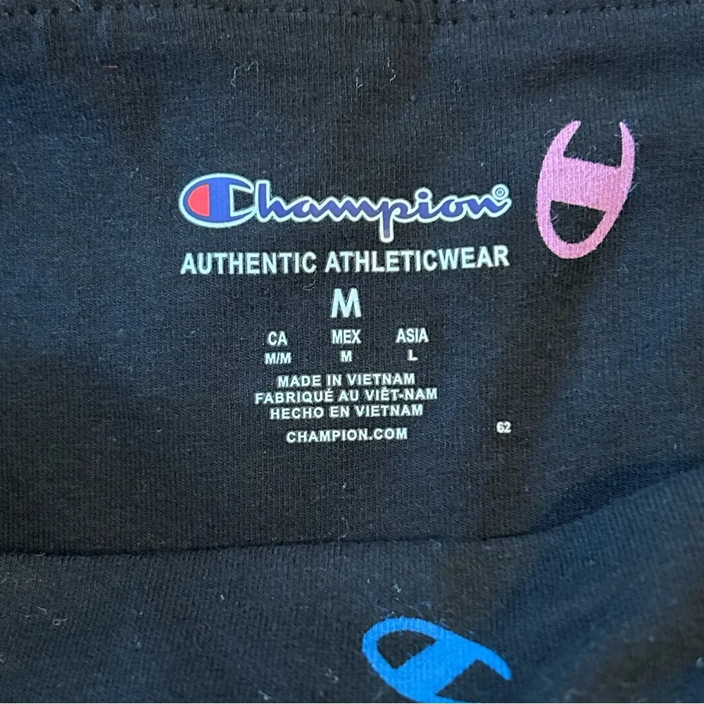 NEW Champion All Over Print Yoga Legging Athletic Wear Pants Black Medium - Image 5