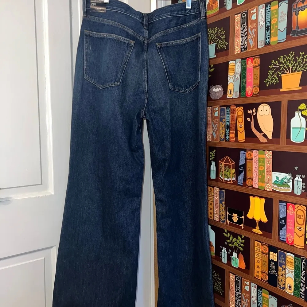 J CREW Vintage Wide Leg Jeans NWT Size 29 Tall - Image 6