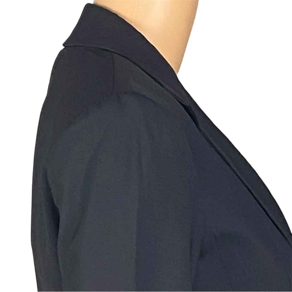 THEORY Vintage black wool blend blazer with chest & 2 front welt pockets Size 0 - Image 6