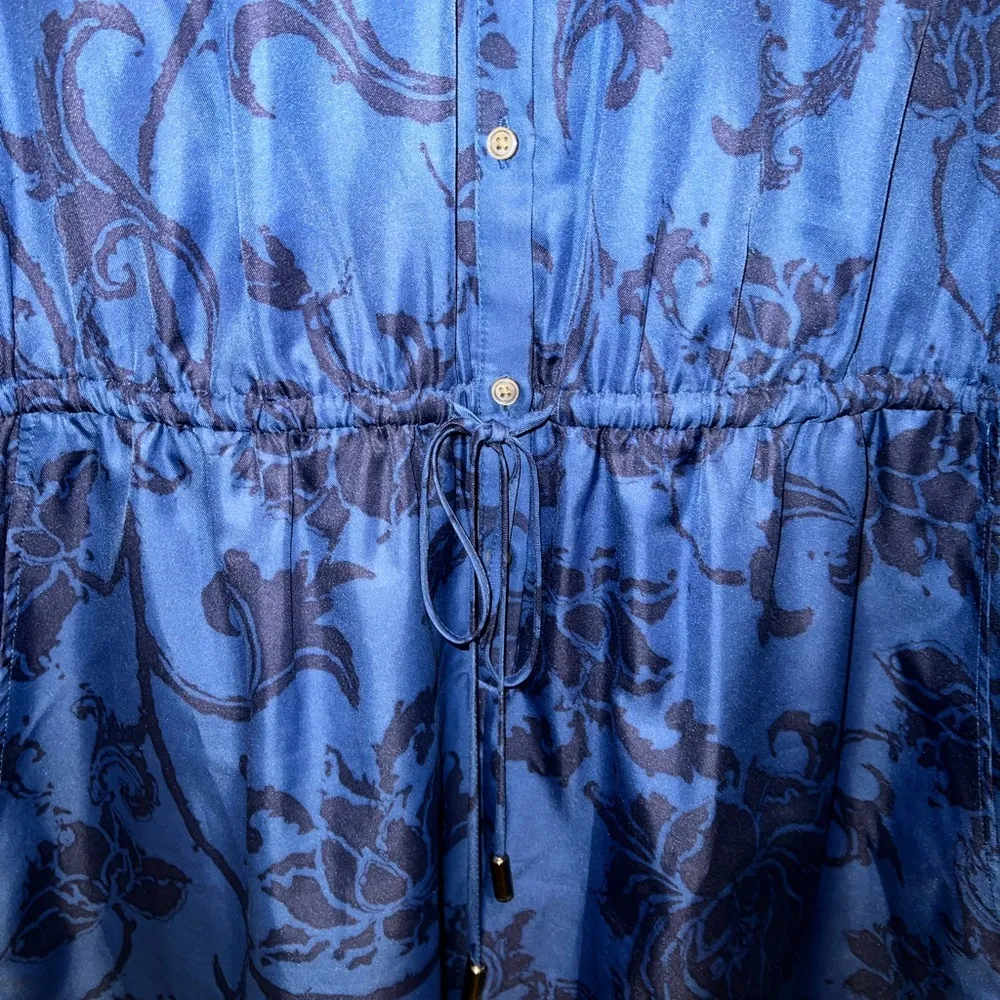 Banana Republic Blue Patterned Shirt - Image 5
