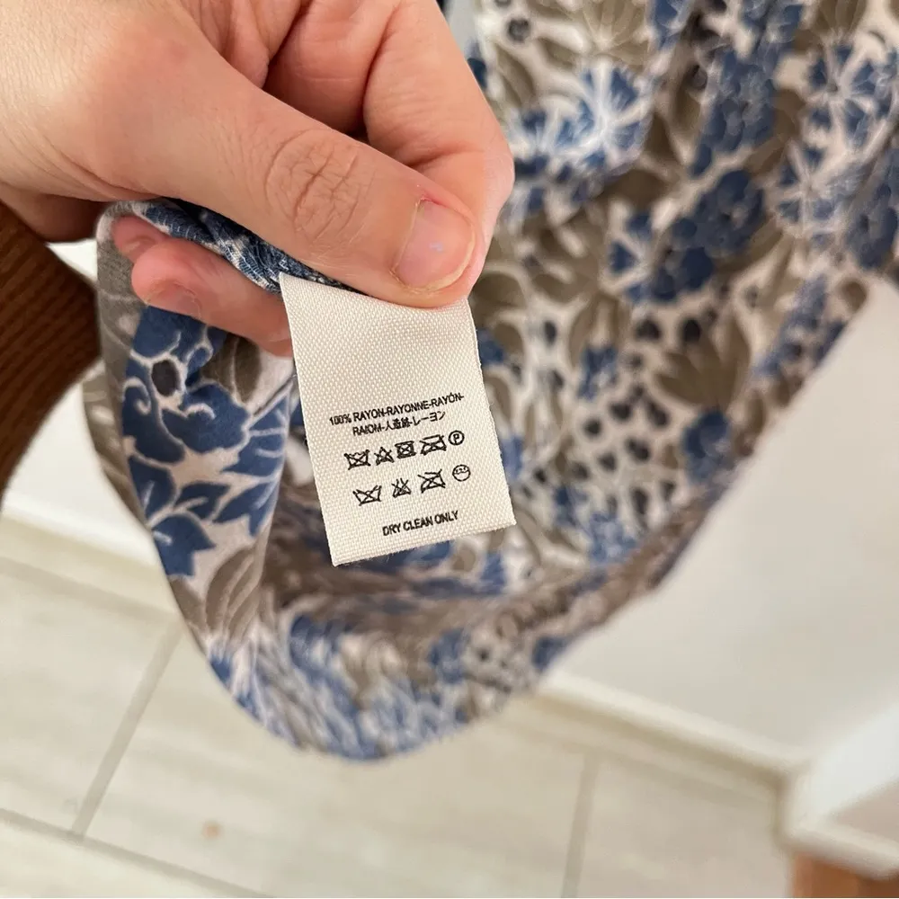 Free People Tallulah Mini Dress Blue Boho Kimono Short Sleeve XS - Image 8