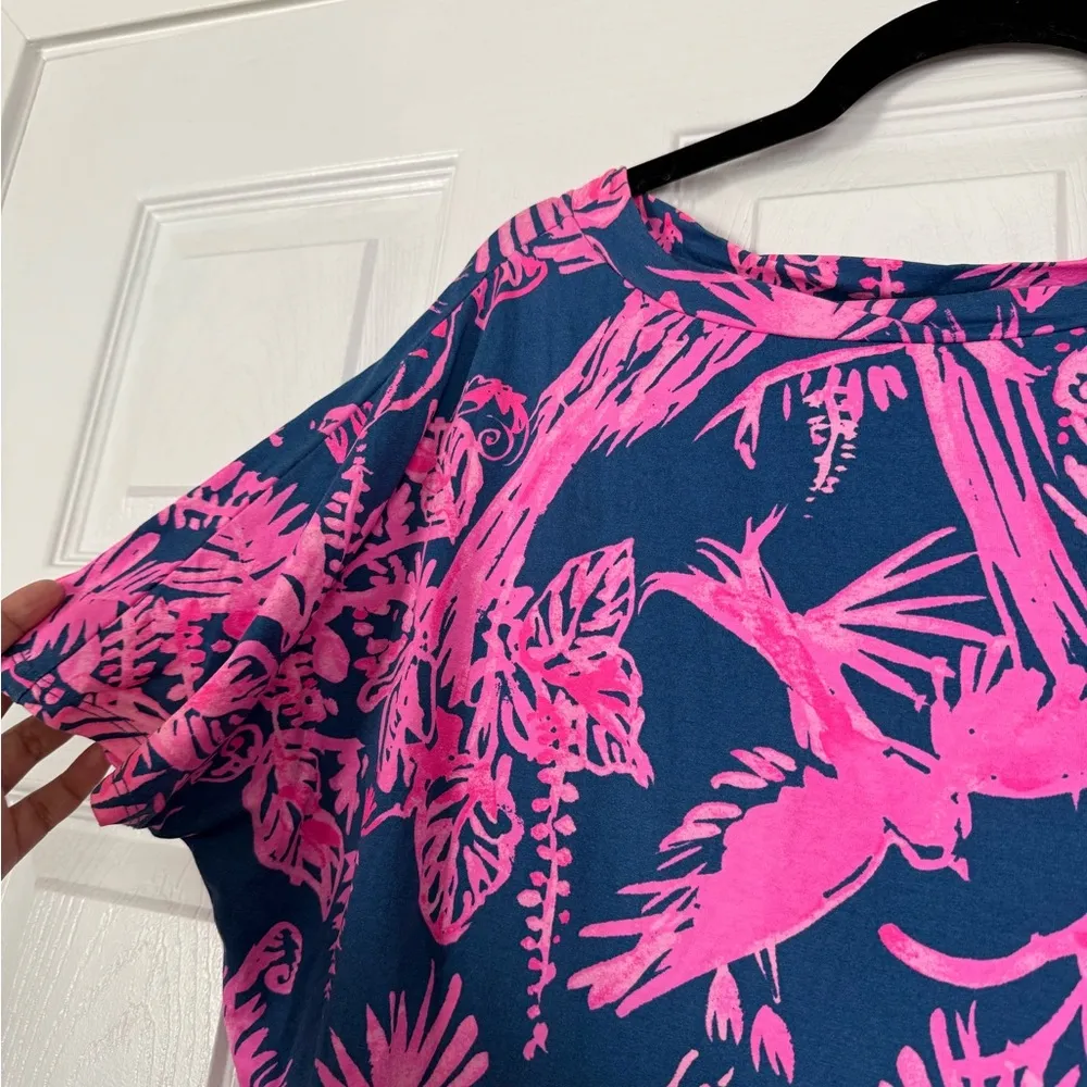 Lilly Pulitzer Bird Vacation Resort Wear Print Tropical Jersey Dress $178 - Image 4