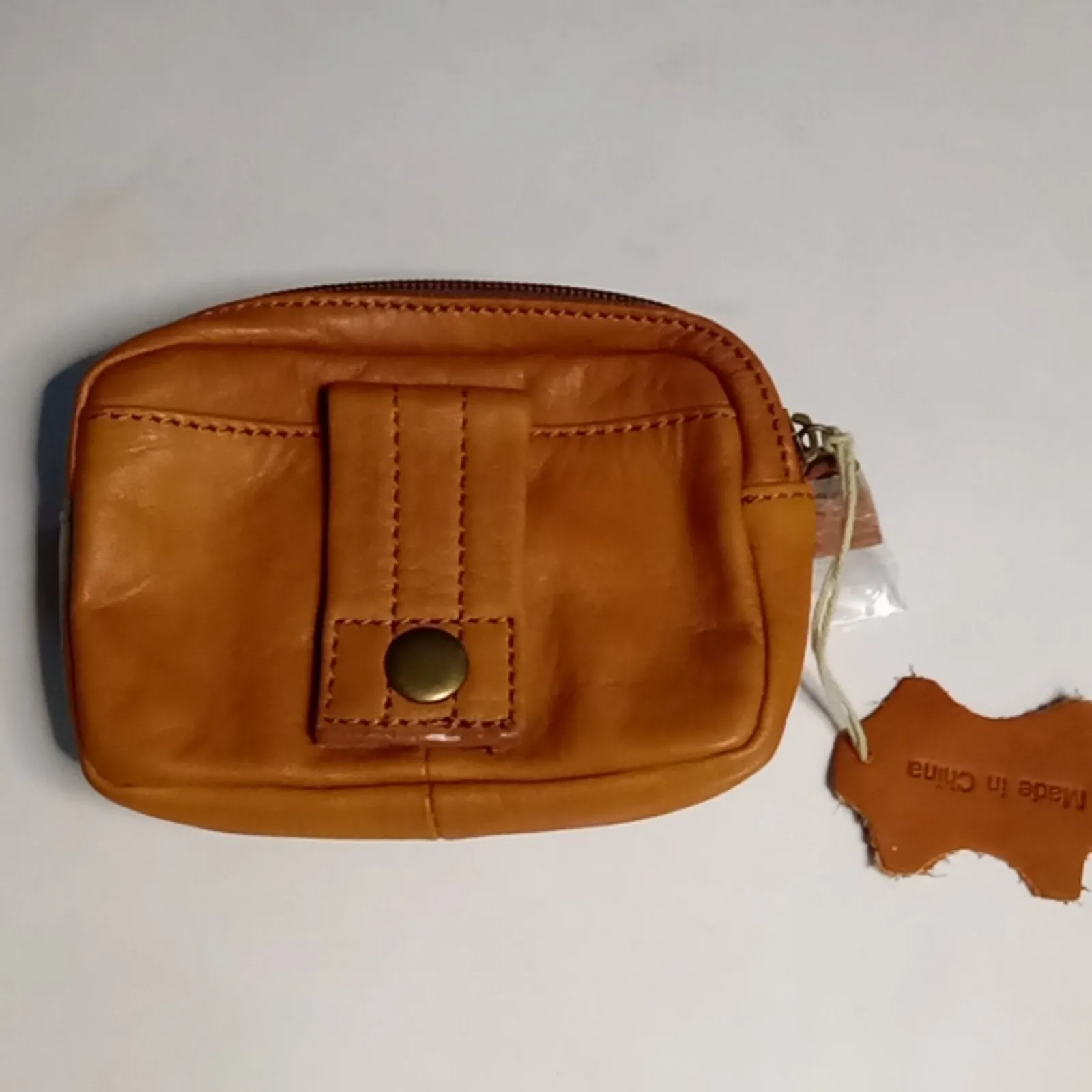 Cowhide Leather Wallet Clutch Accessory Slow Fashion Classic Quiet Luxury NEW Brown - Image 3