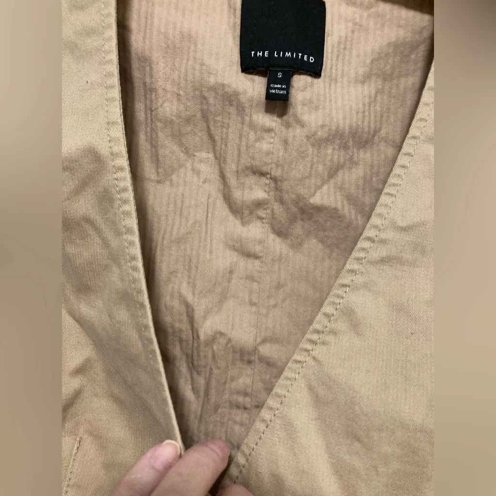 The Limited Tan Light Acedemia Button-Up Vest - Image 5