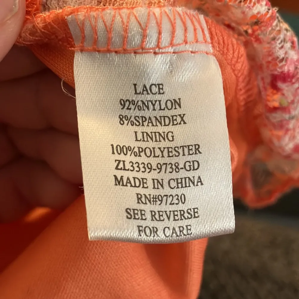 🎉4 for $20 Almost Famous Strapless Lace Top, Medium - Image 6