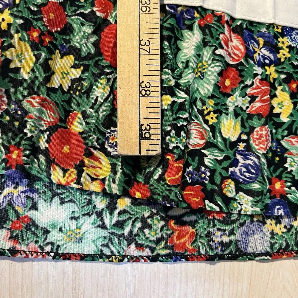 Arjon California Dress S Cottagecore Country Western Boho Festival Hippie Retro Green - Image 16