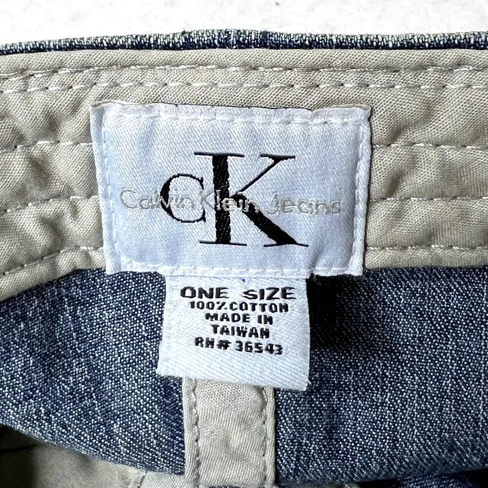 Calvin Klein Jeans Denim Baseball Hat - Image 6