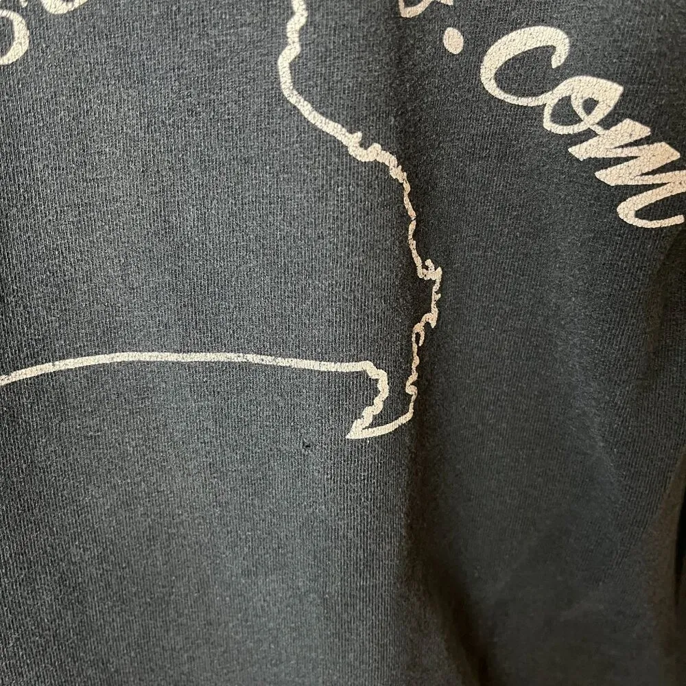 Tattoos by Elmo T Shirt Vintage Y2K Small S Black Graphic Tee - Image 6