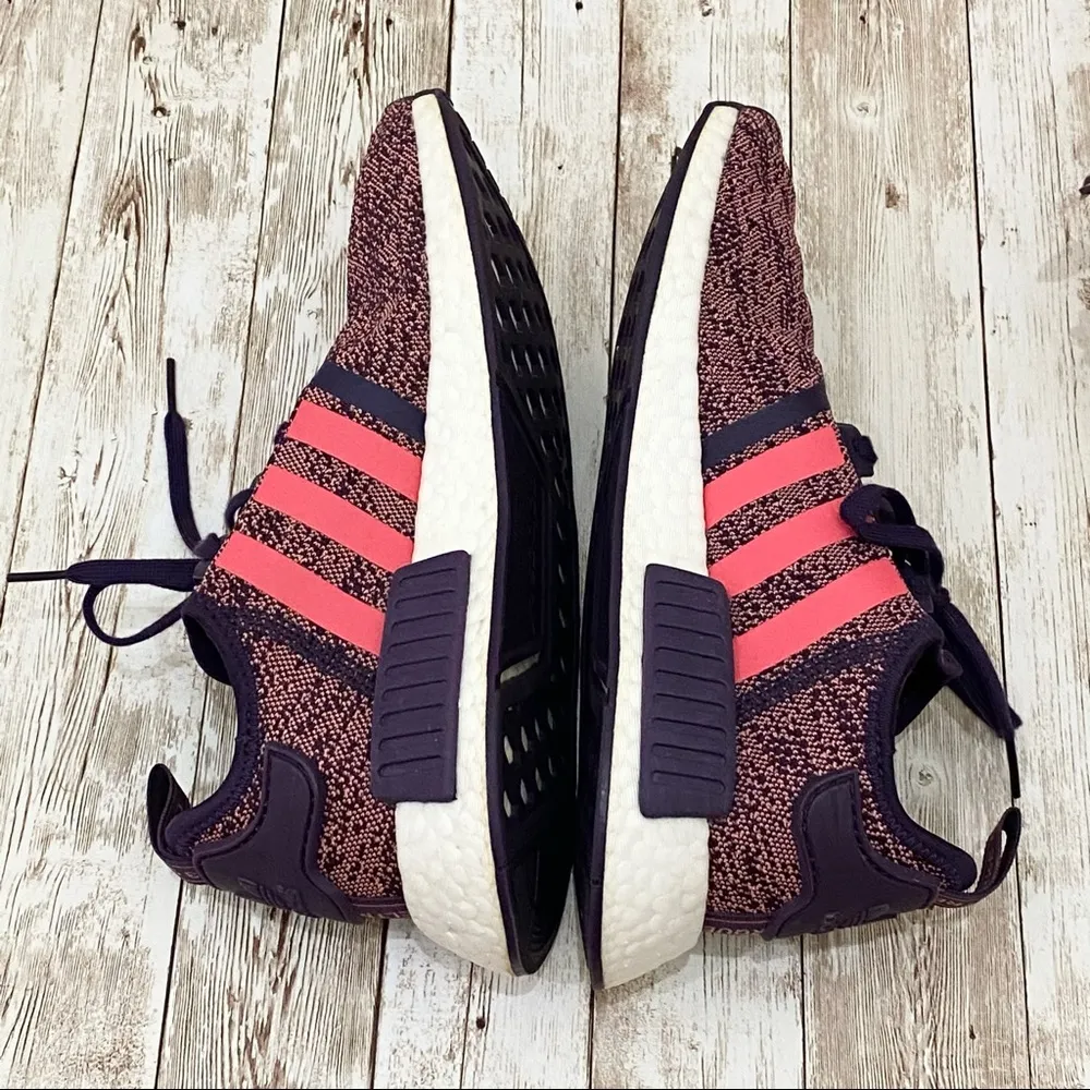 Adidas NMD Legend Purple Shock Red Size 6 - Image 4
