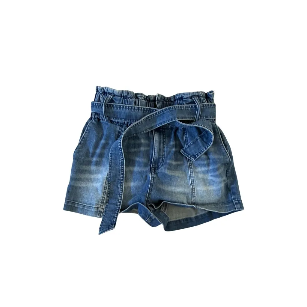 TINSELTOWN Denim High Waist Belted Shorts Size Small - Image 6